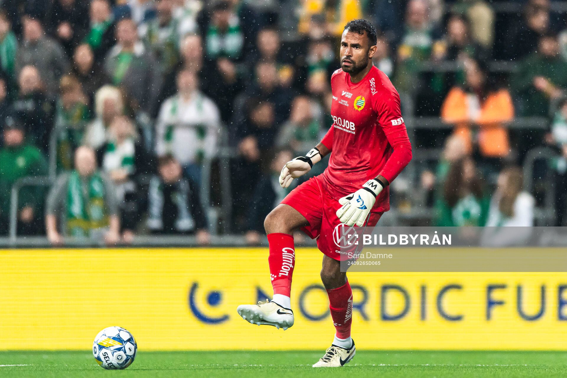 Hammarbys målvakt Warner Hahn