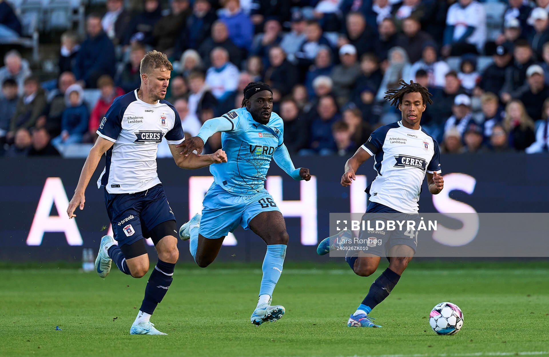 AGF Aarhus, DENMARK - SEPTEMBER 28: Frederik Tingager of