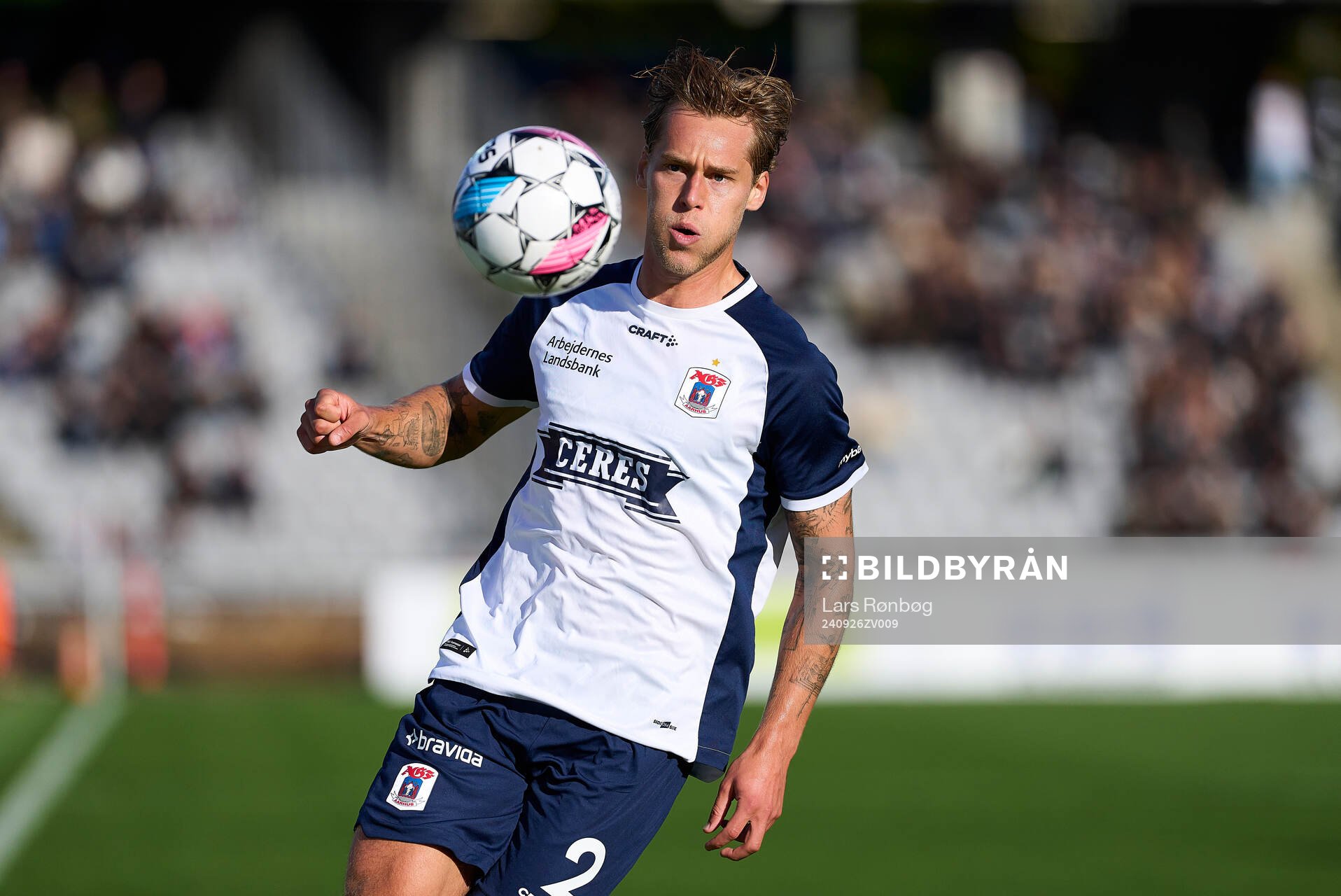 AGF Aarhus, DENMARK - SEPTEMBER 28: Felix Beijmo of AGF