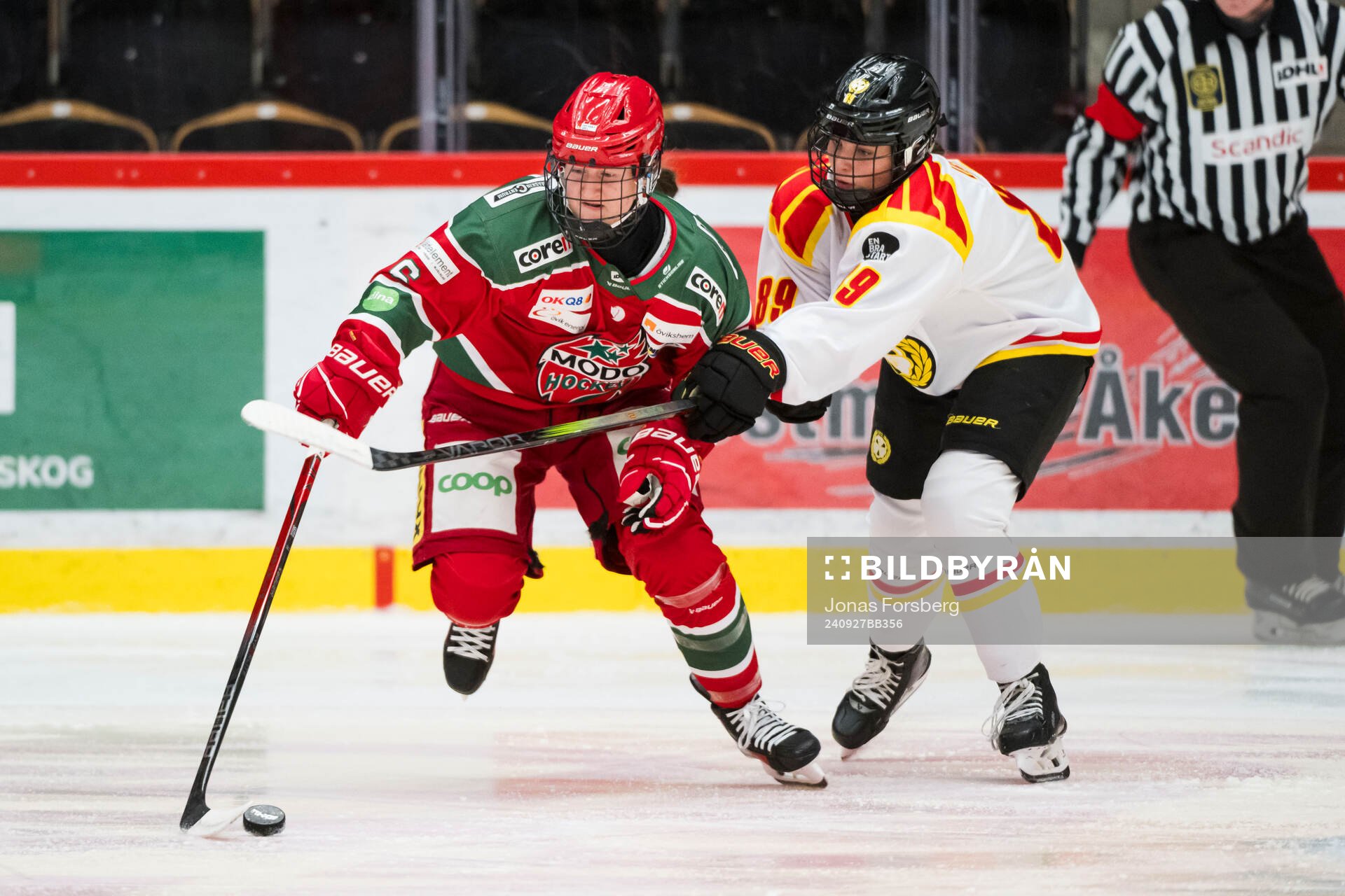 Modos Emma Seitz och Brynäs Stella Lindell