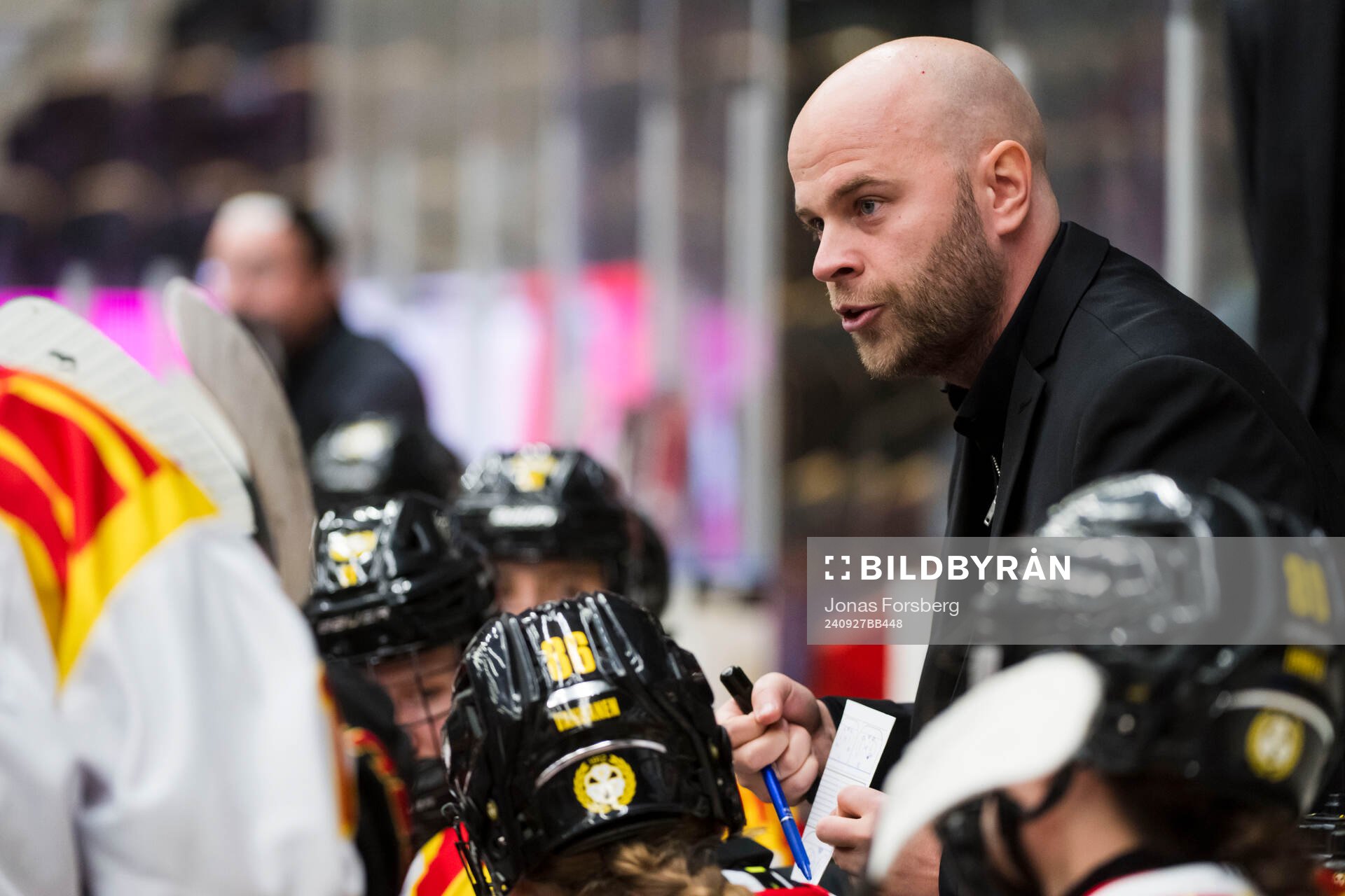Brynäs tränare Filip Eriksson