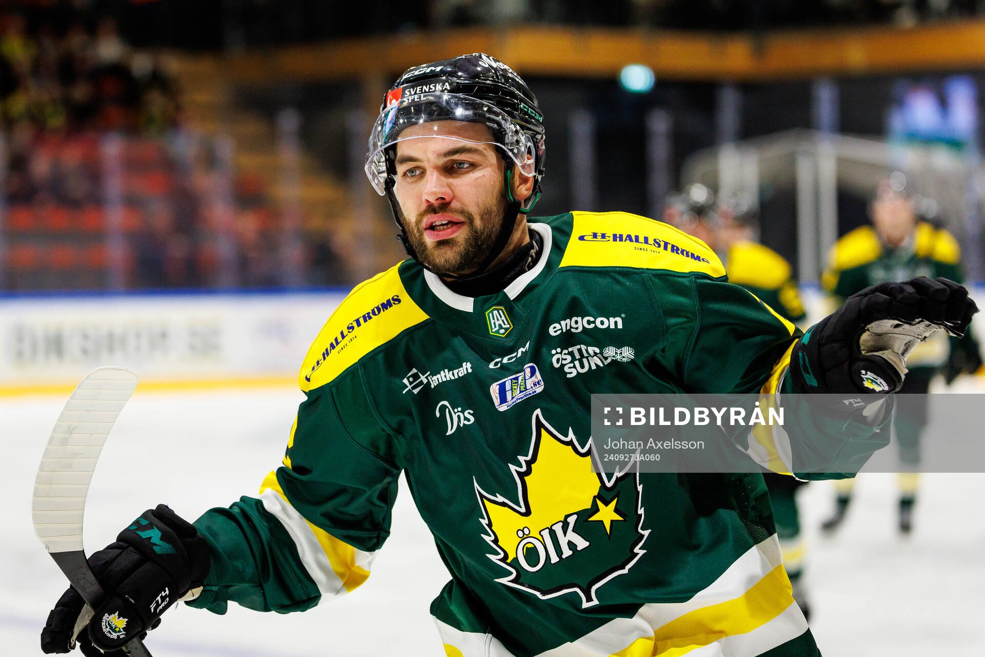 Östersunds Carl Skärström jublar