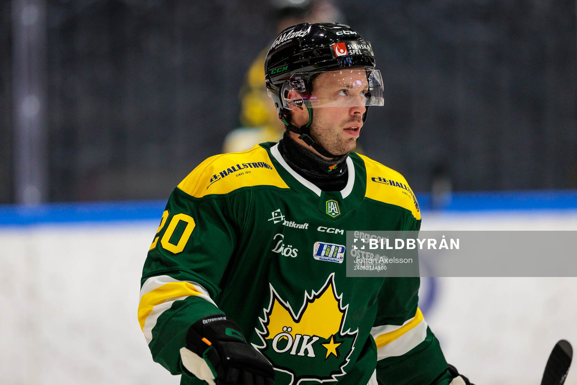 under ishockeymatchen i Hockeyallsvenskan mellan Östersund