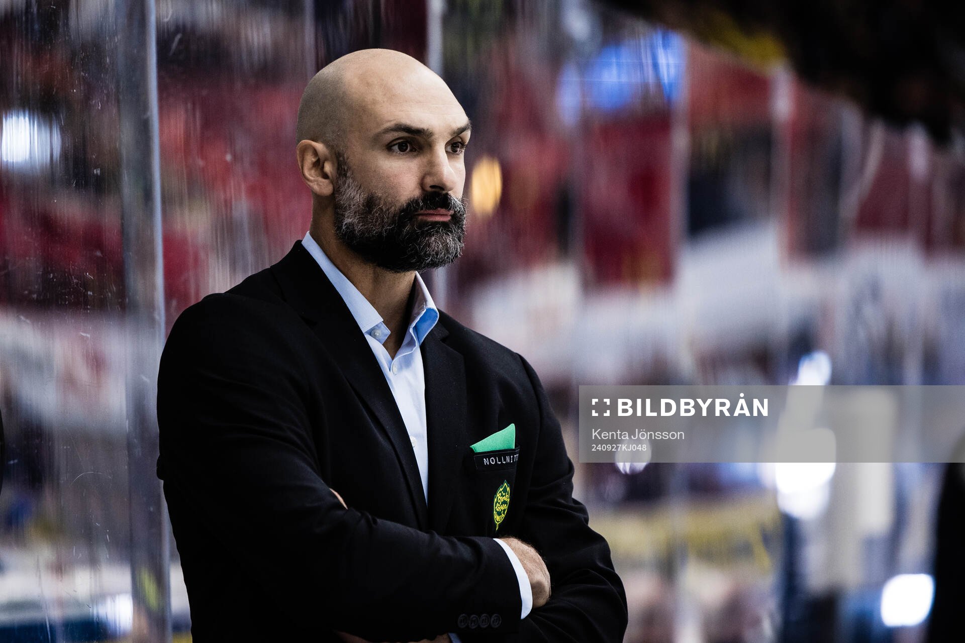 Björklövens assisterande tränare Daniel Rahimi