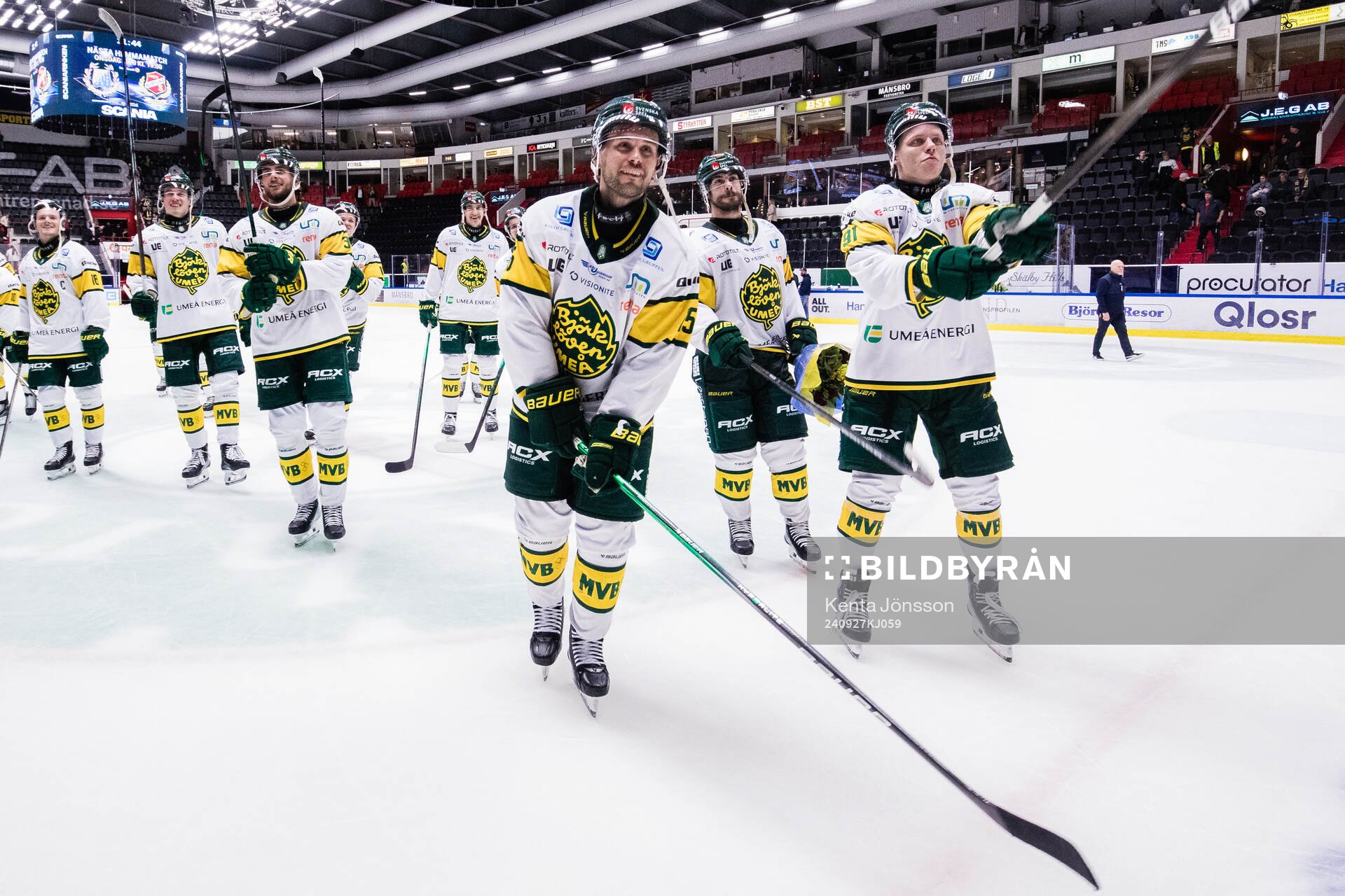 Björklövens Fredrik Forsberg, Gustav Possler och Oscar