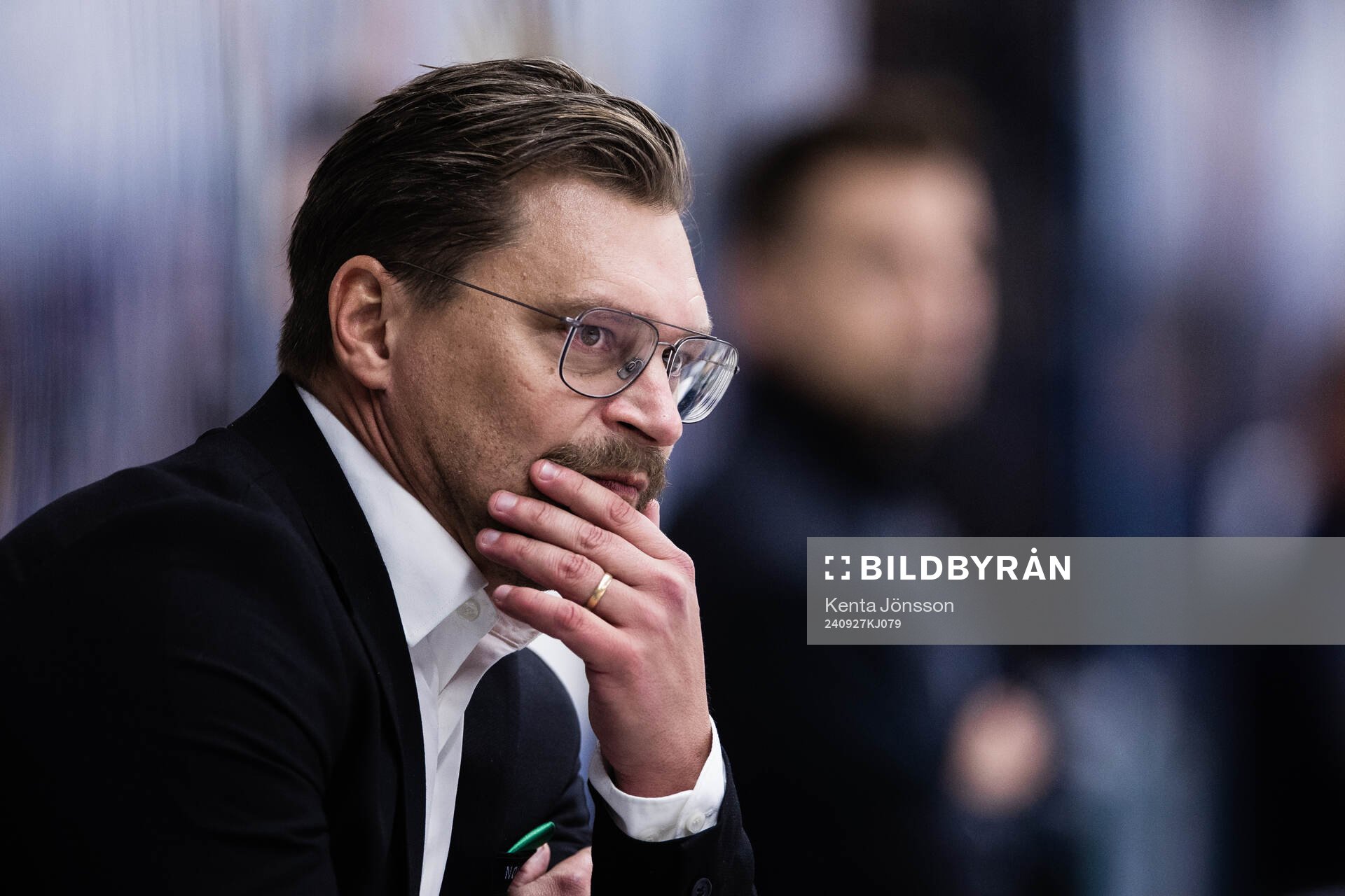 Björklövens tränare Björn Hellkvist