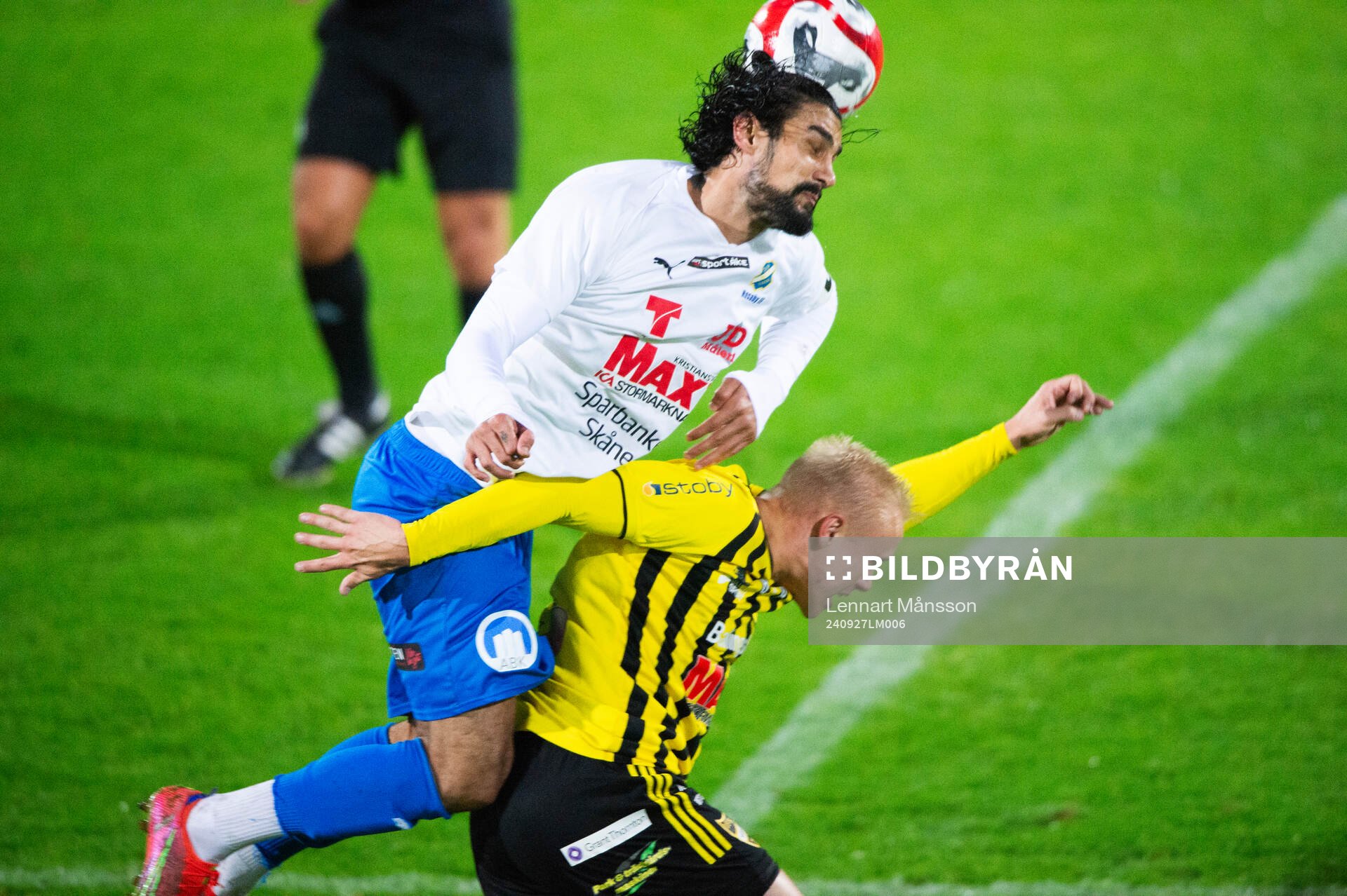 Nosabys Ameer Naji och IFK Hässleholms Alexander