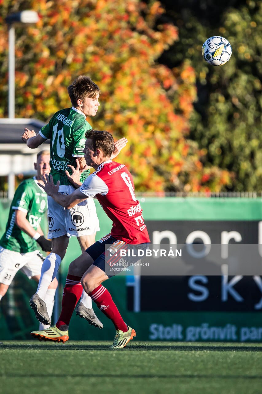 Brages Gustav Berggren och Sandvikens IFs Daniel Söderberg