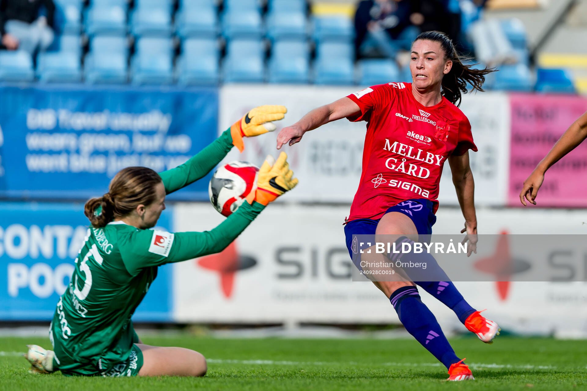 Trelleborgs målvakt Halle Elizabeth Mackiewicz och