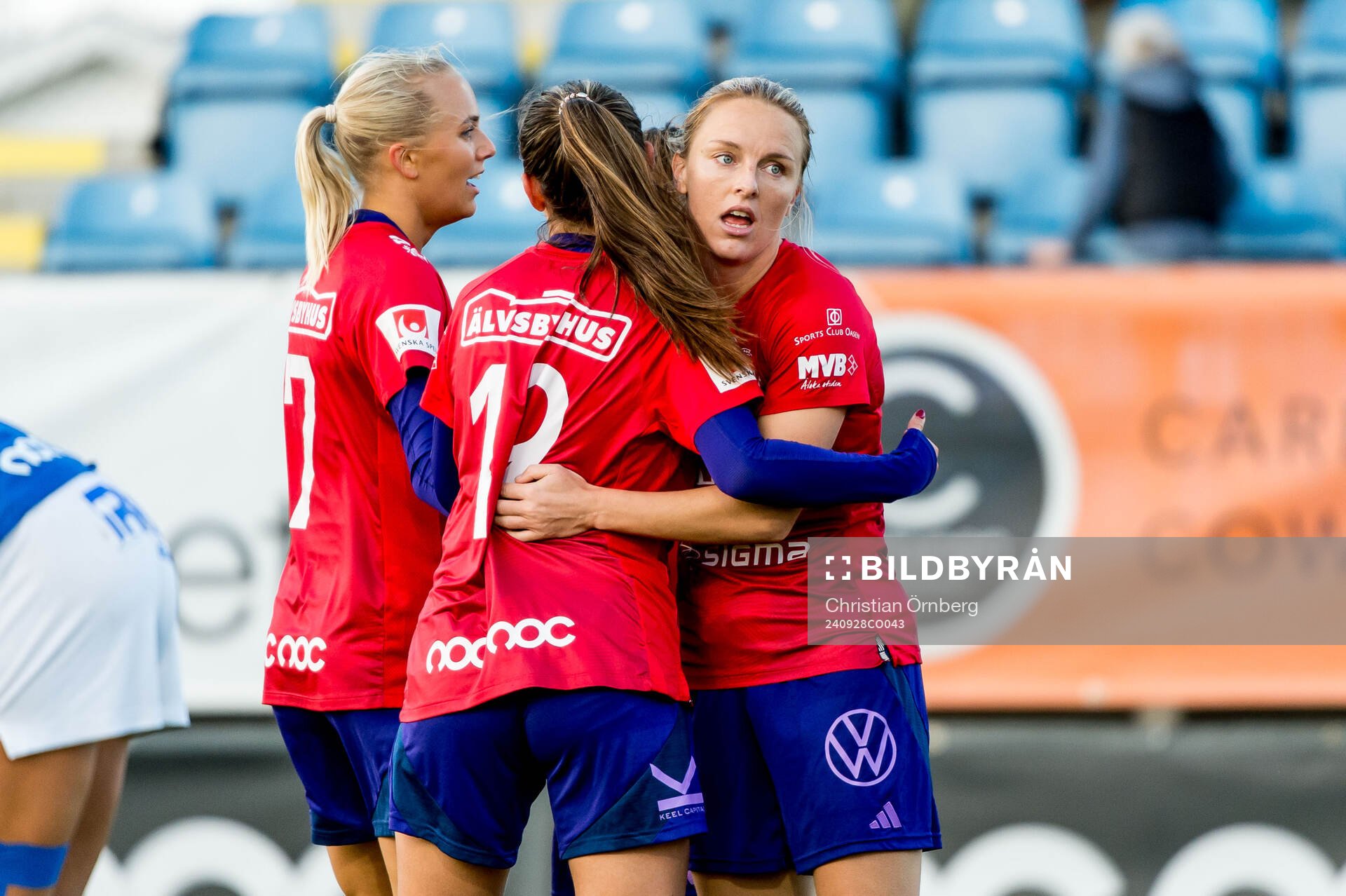 Djurgårdens Mimmi Larsson jublar