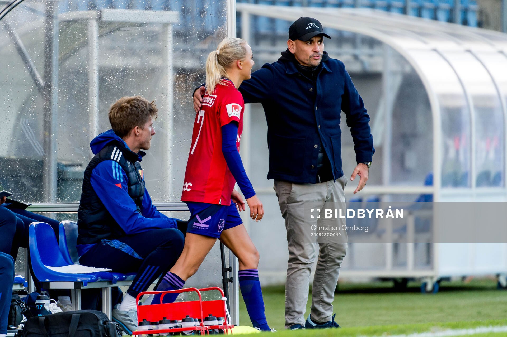 Djurgårdens Sara Lilja Vidlund och tränare Marcelo