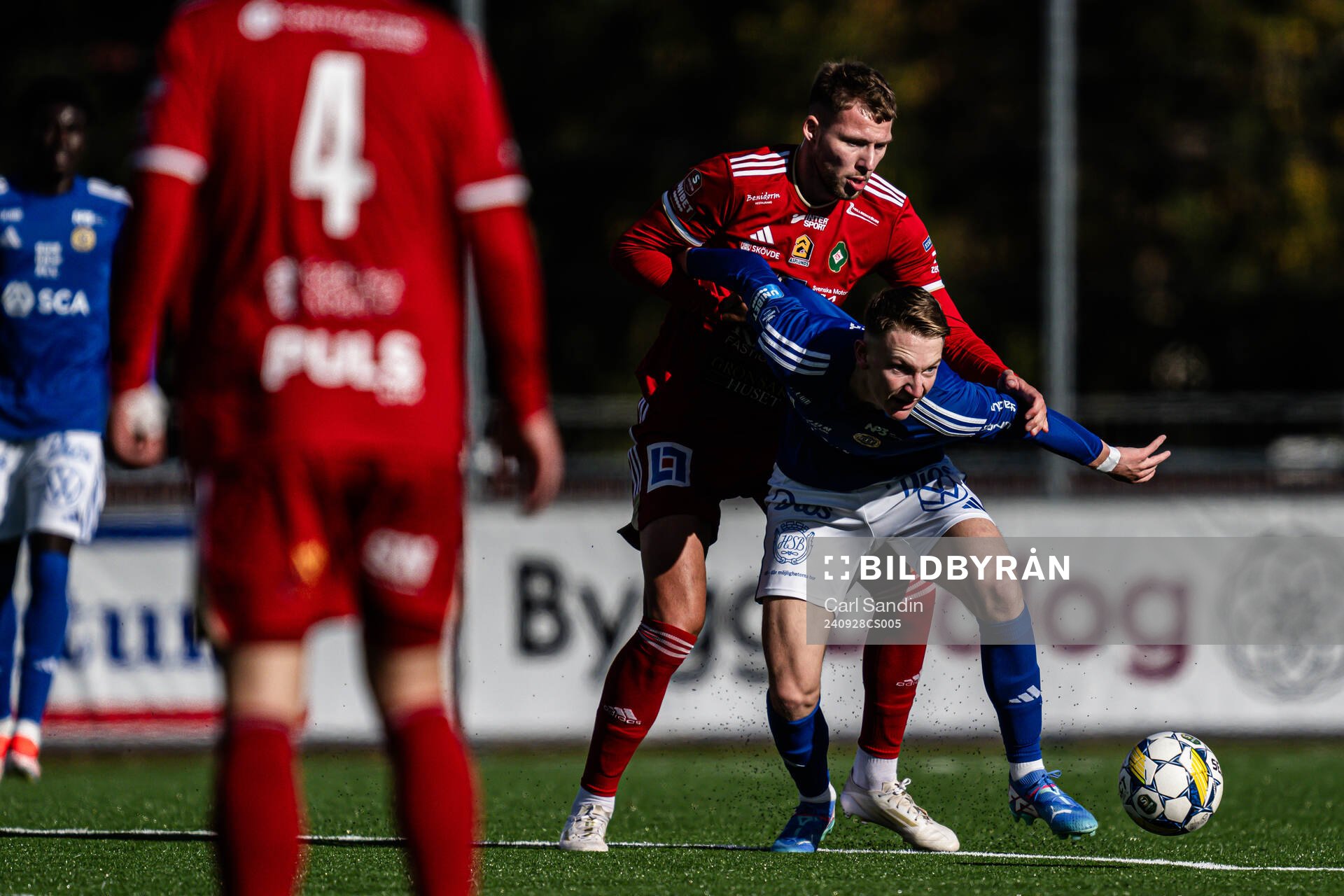 Skövde AIKs Stefan Ljubicic och GIF Sundsvalls Hugo