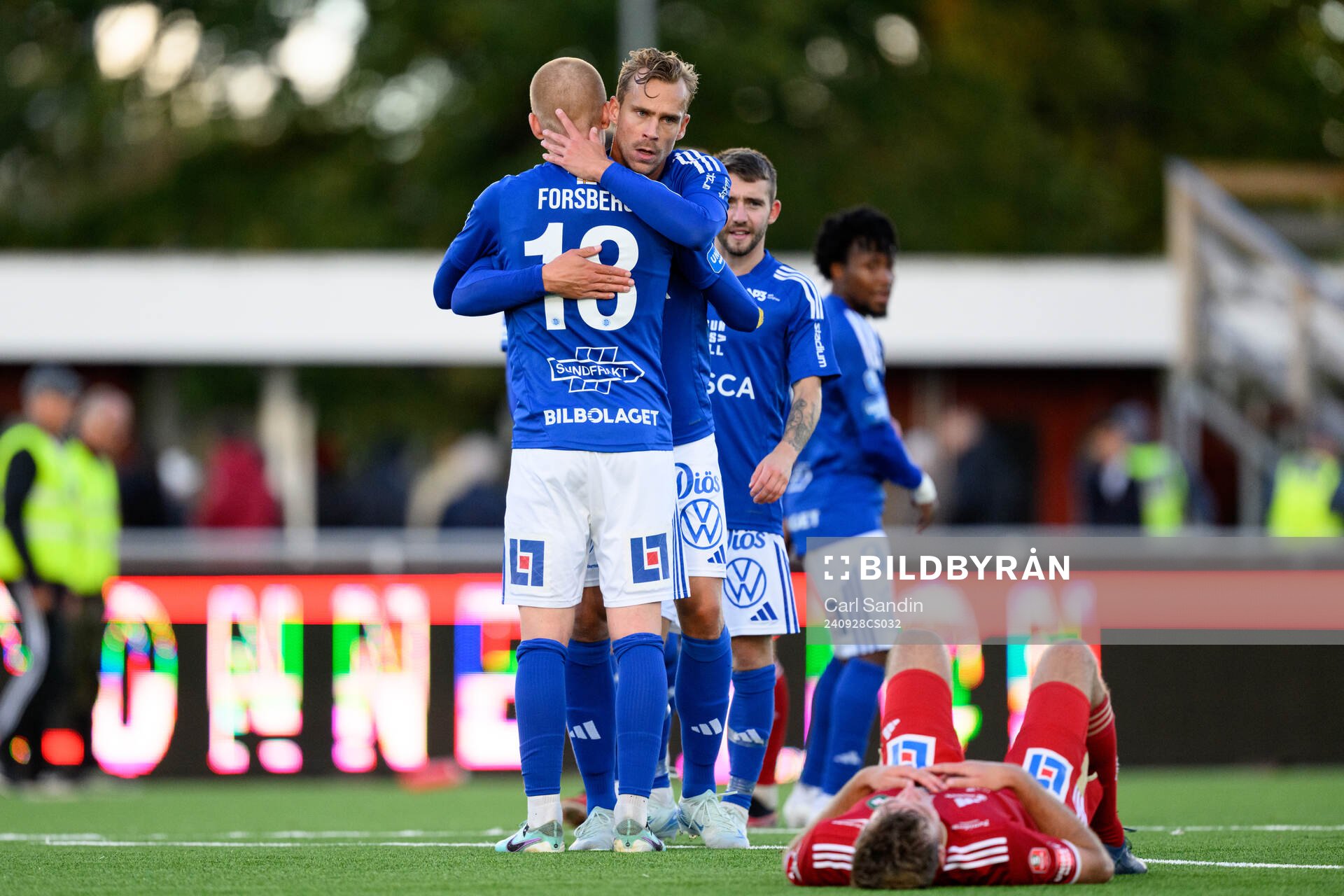 GIF Sundsvalls Pontus Engblom jublar