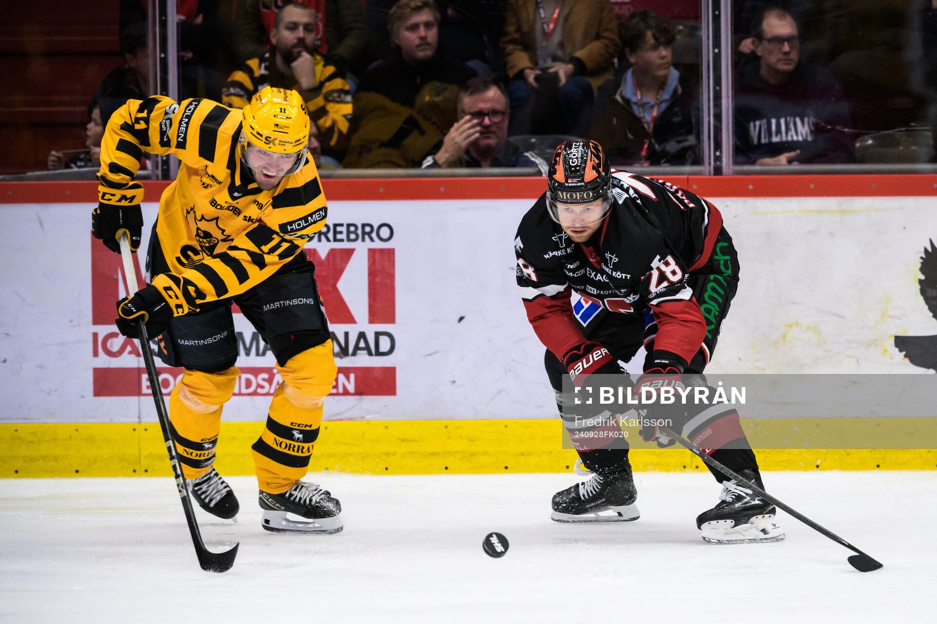 Skellefteås Max Lindholm och Örebros Linus Arnesson