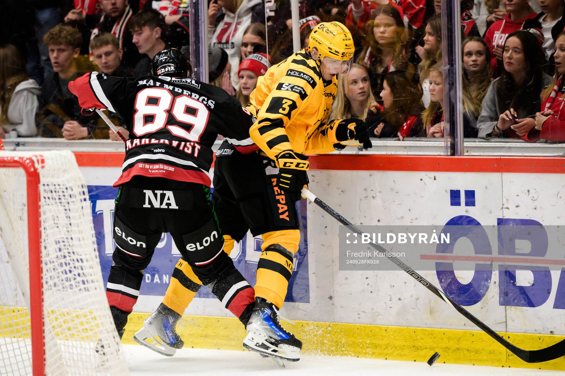 Örebros Patrik Karlkvist och Skellefteås Stefan Milosevic