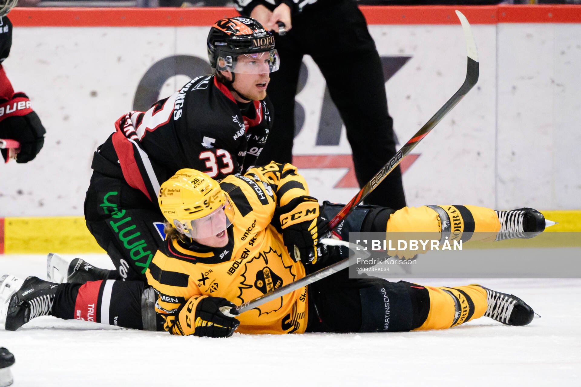 Örebros Christopher Mastomäki och Skellefteås Zeb