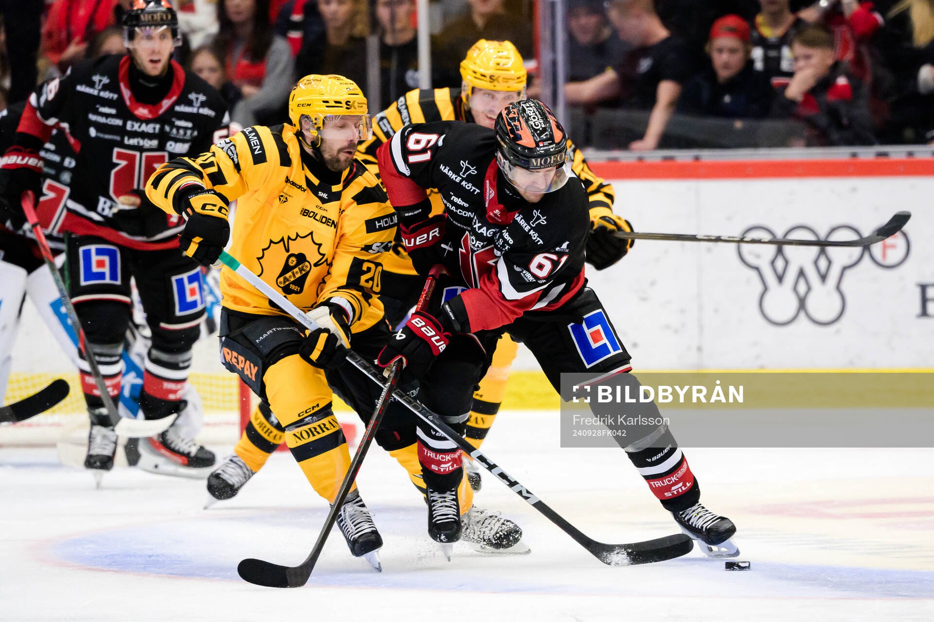 Skellefteås Marcus Eriksson och Örebros Ludvig Larsson