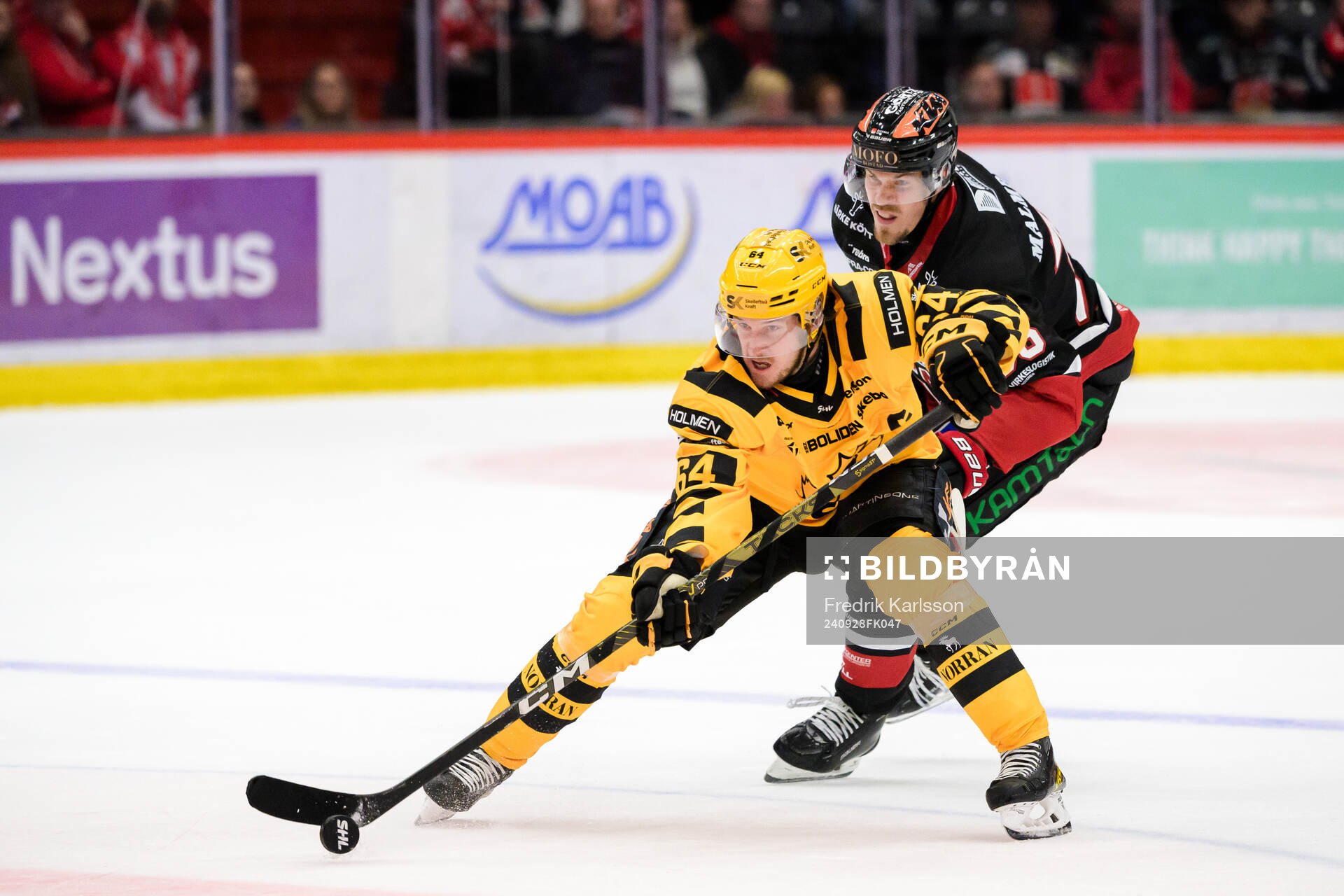 Skellefteås Jonathan Pudas och Örebros Emil Larsson