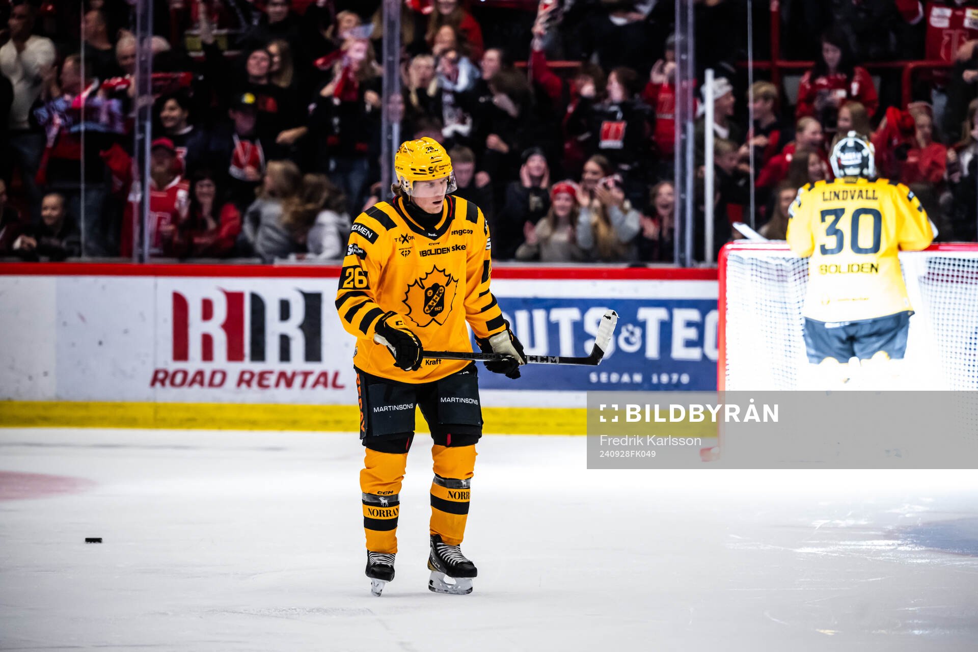 Skellefteås Zeb Lindgren deppar