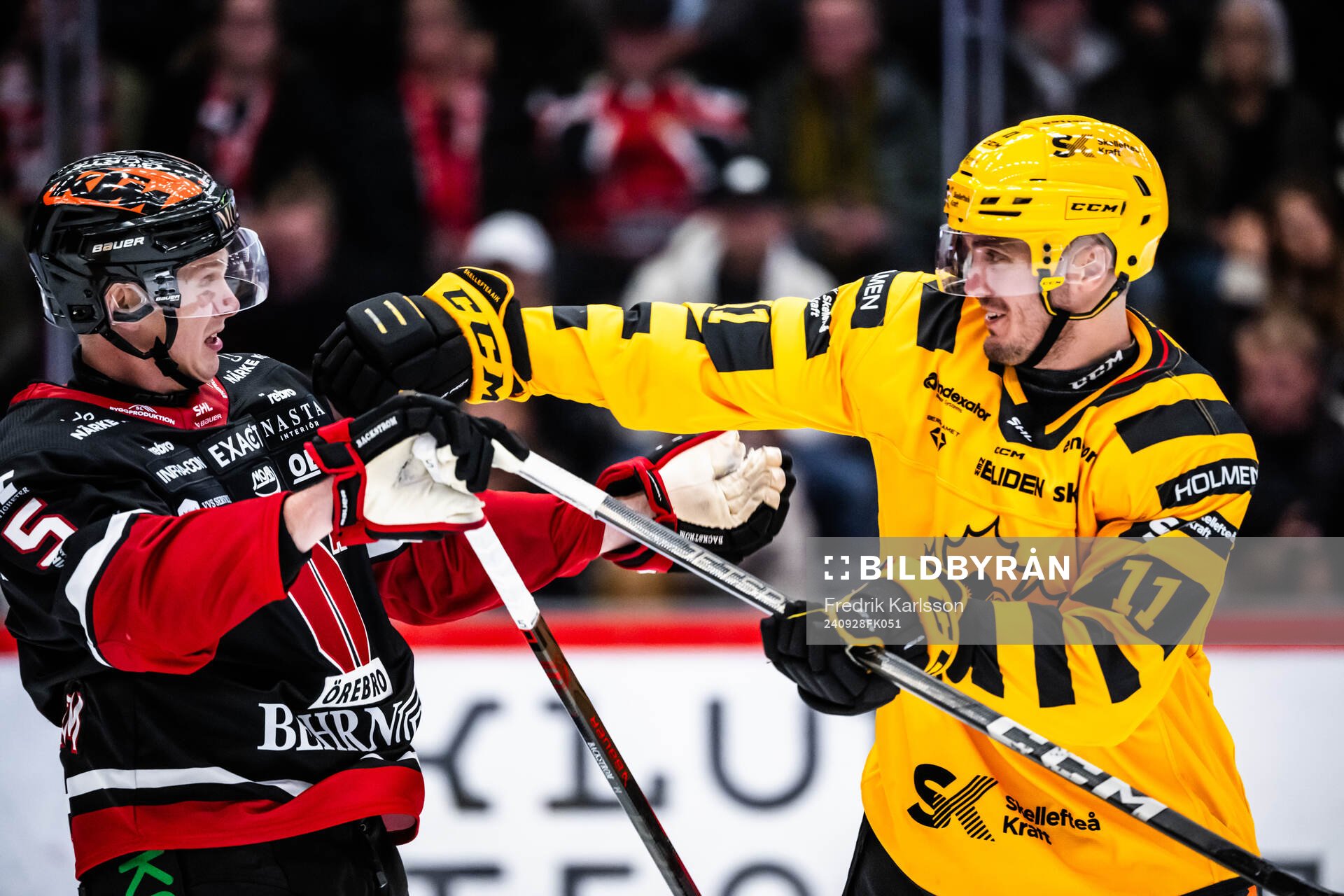 Örebros Gustav Backström och Skellefteås Max Lindholm