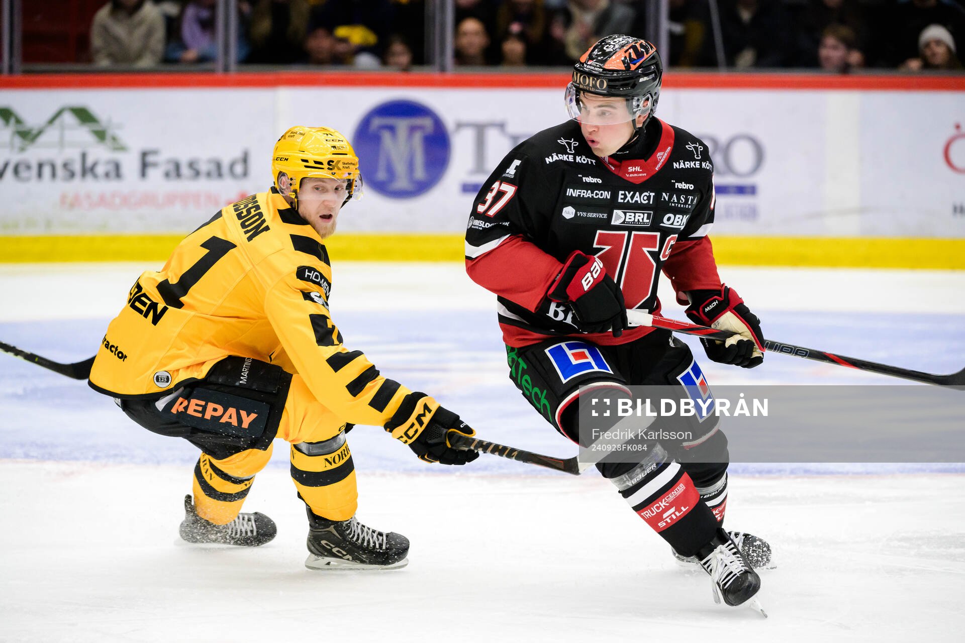 Skellefteås Jonathan Davidsson och Örebros Glenn
