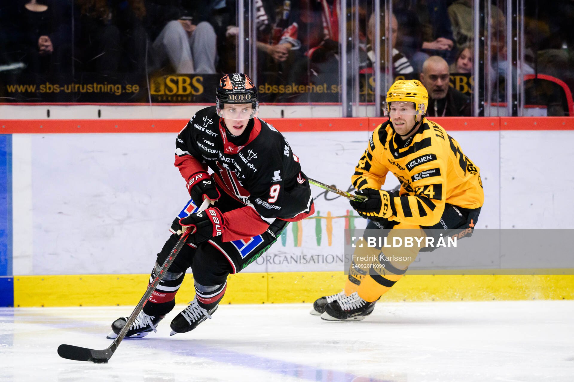 Örebros Niklas Nilsson och Skellefteås Oscar Lindberg