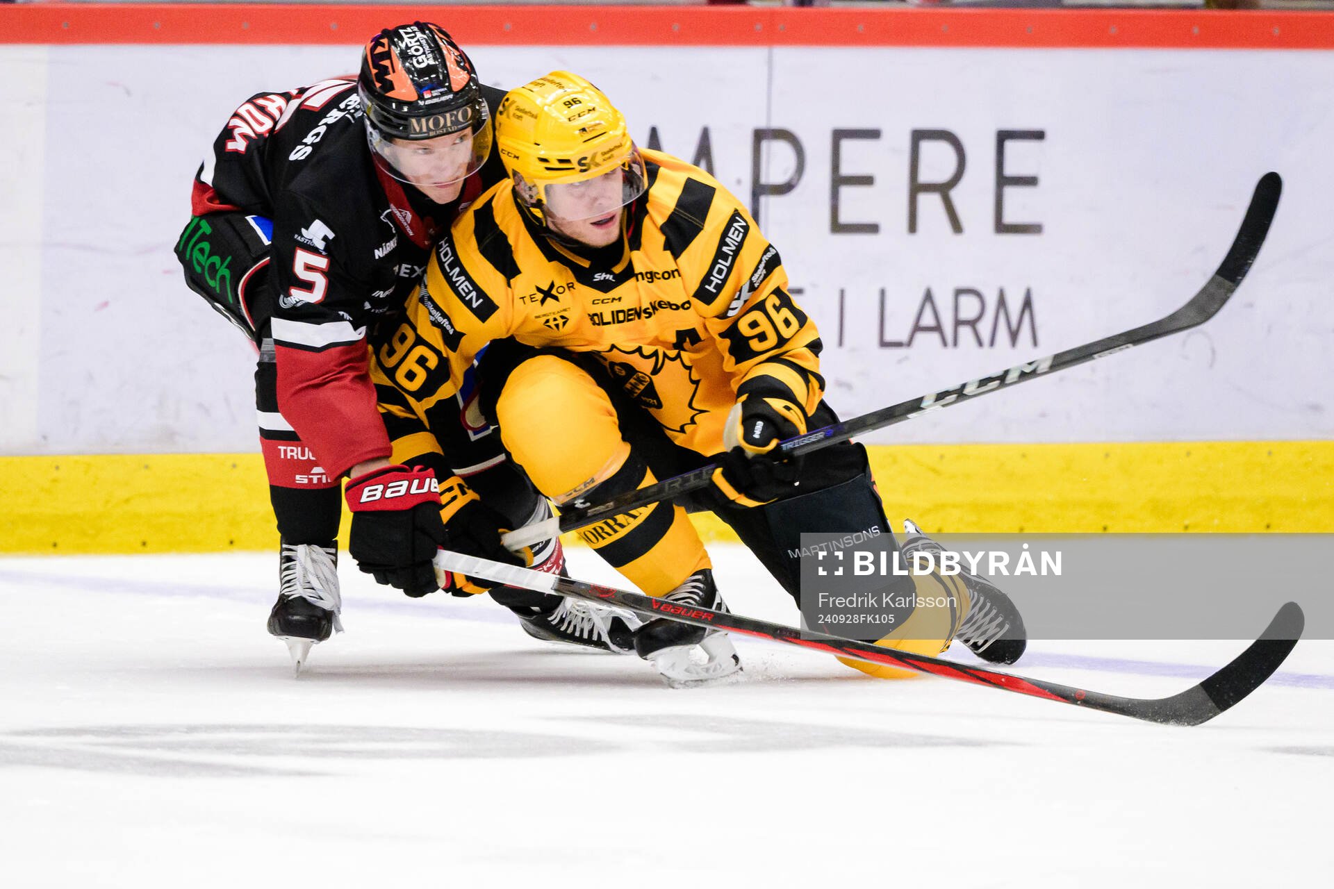 Örebros Gustav Backström och Skellefteås Rickard Hugg