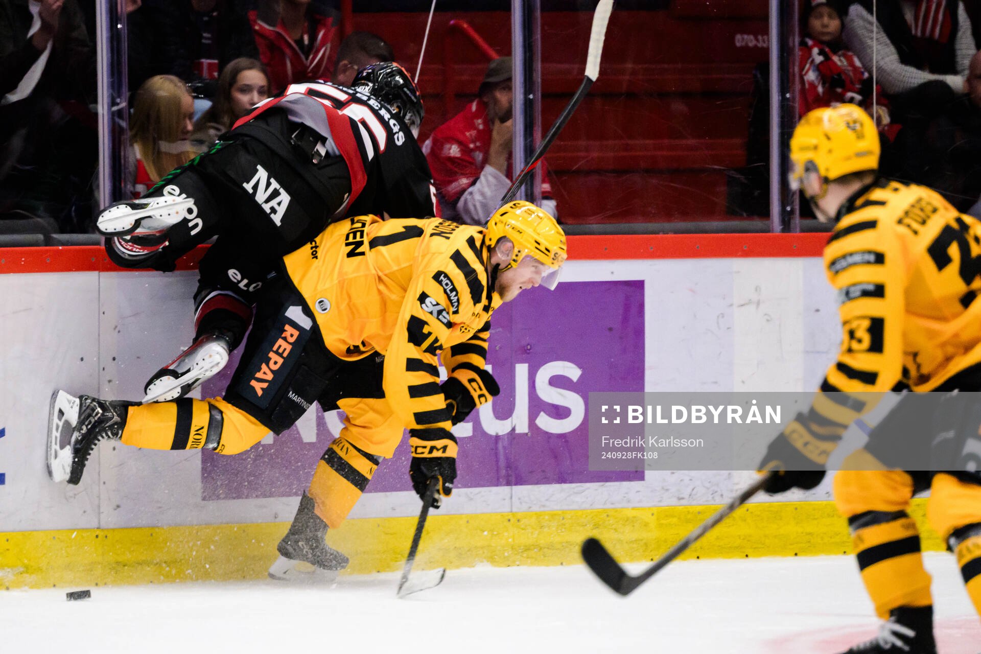 Örebros Robin Norell och Skellefteås Jonathan Davidsson