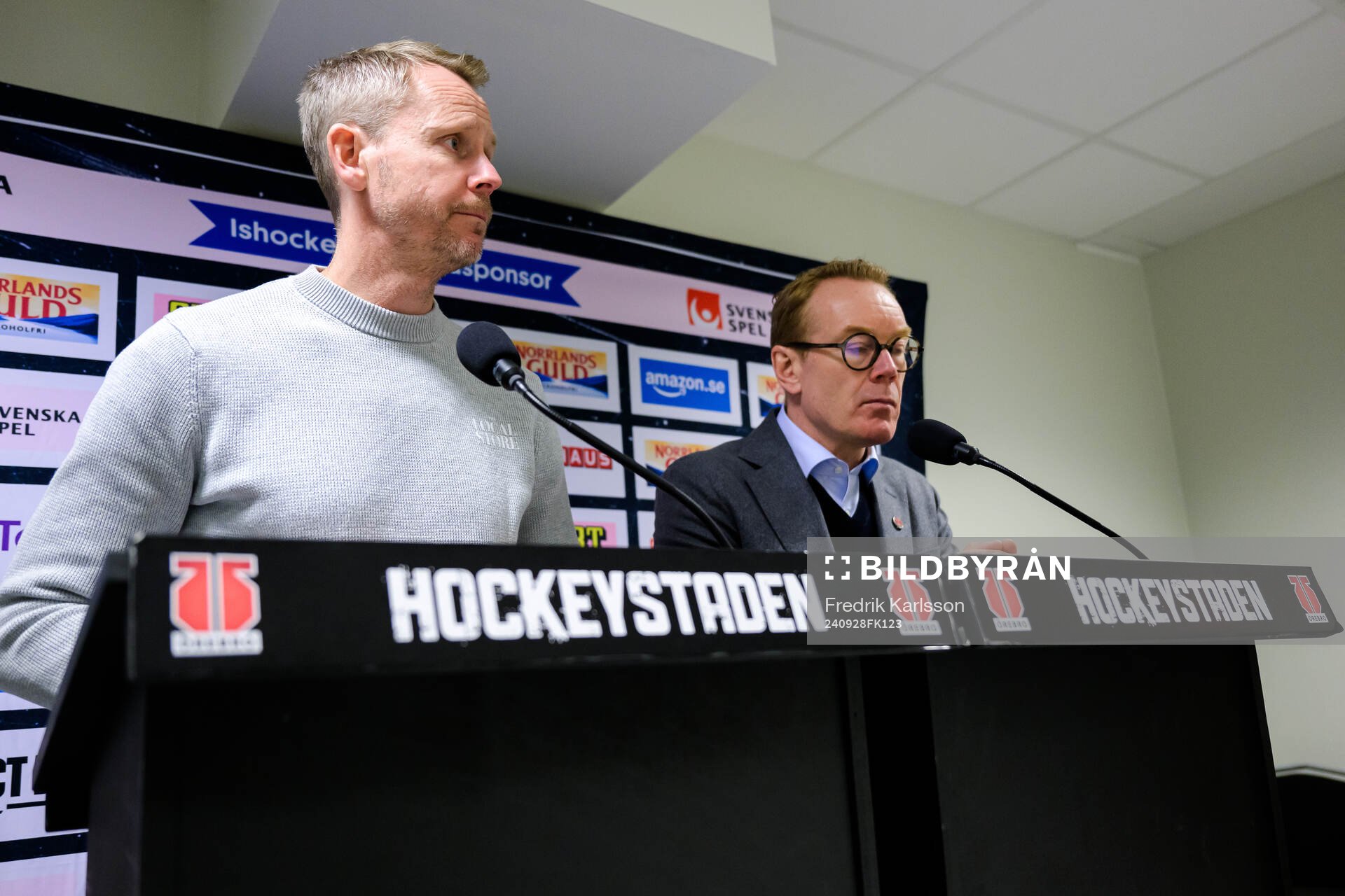 Skellefteås tränare Robert Ohlsson och Örebros tränare