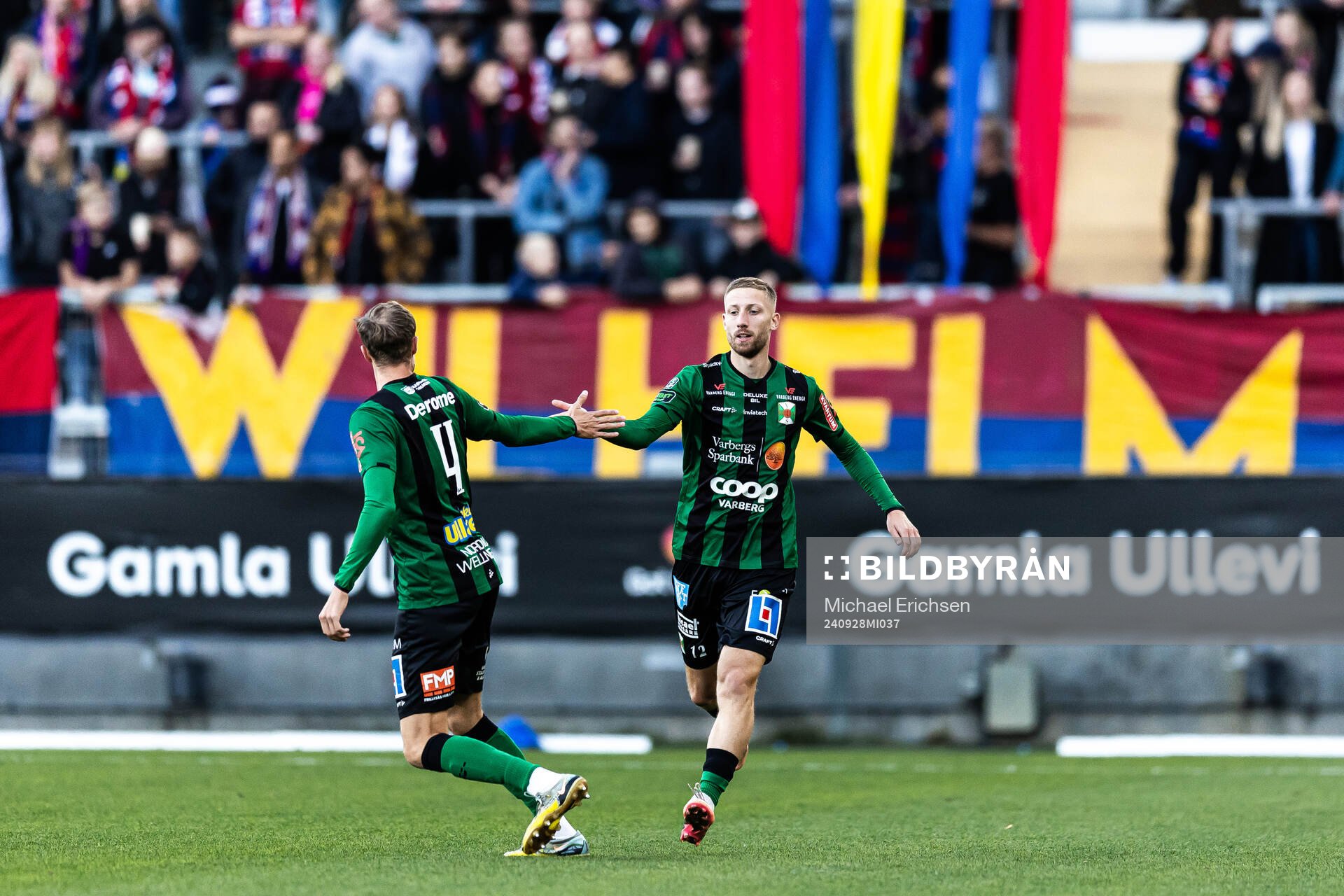 Varbergs Kevin Custovic jublar