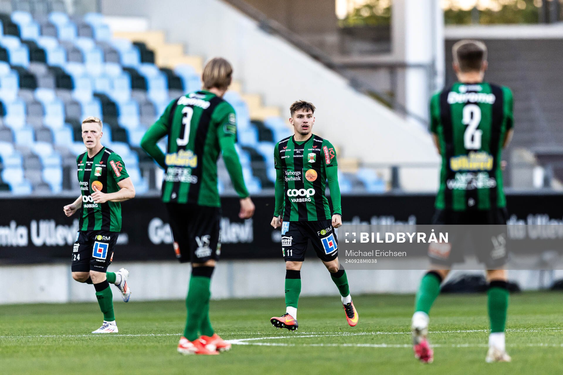 Varbergs Isak Bjerkebo jublar 3-2