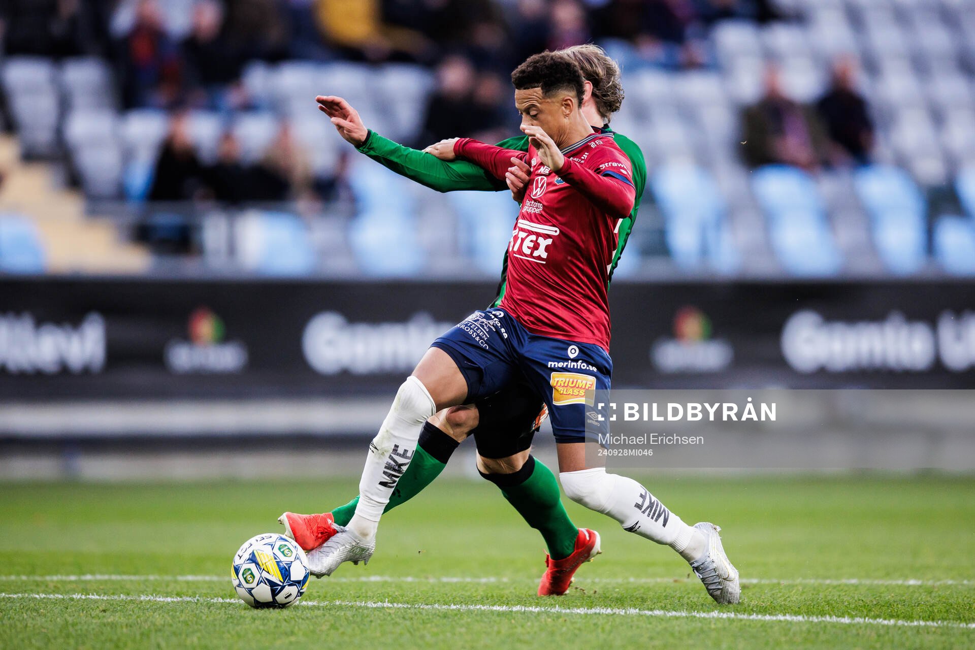 Örgrytes Tobias Sana och Varbergs Hampus Zackrisson