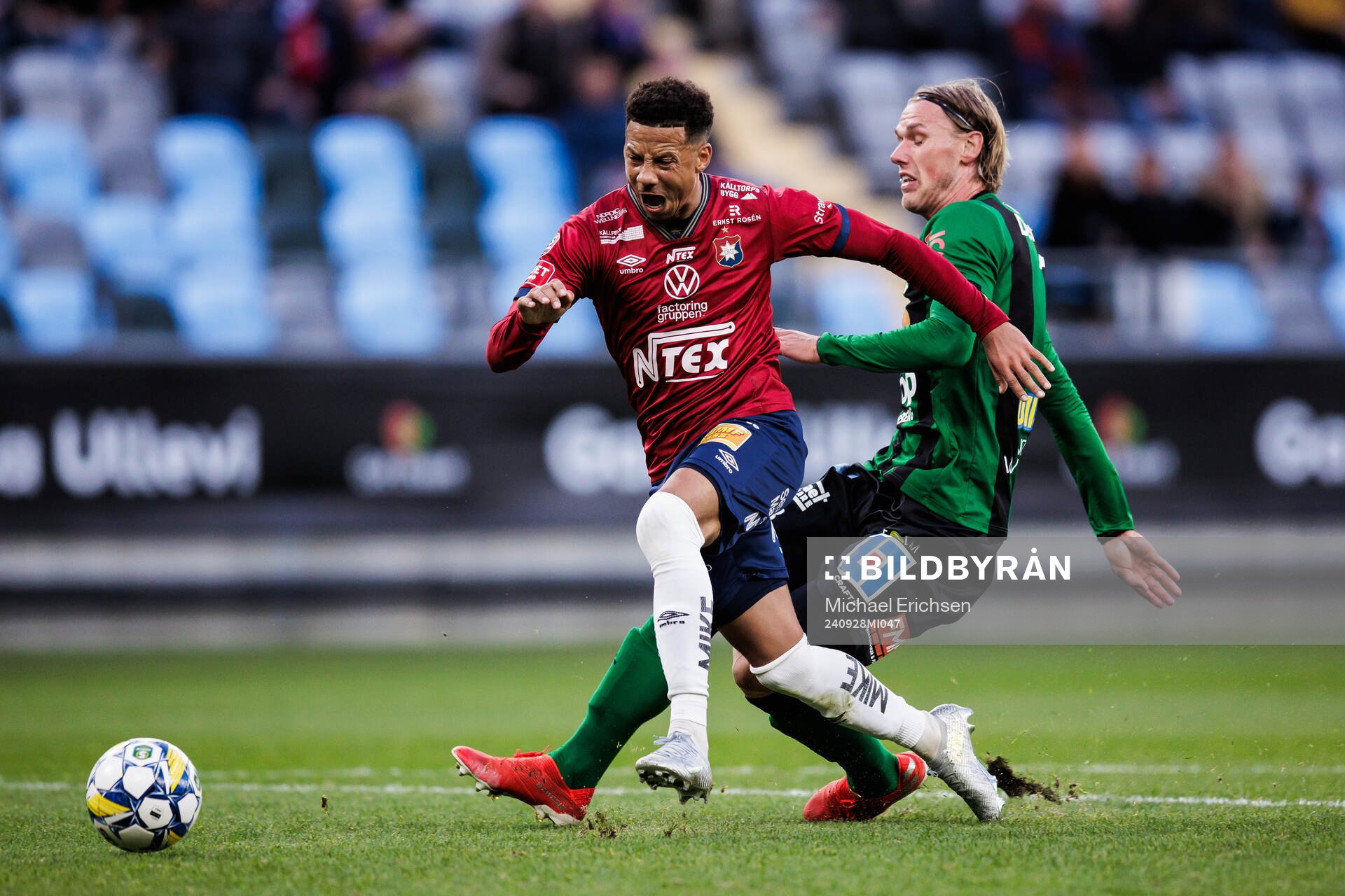 Örgrytes Tobias Sana och Varbergs Hampus Zackrisson
