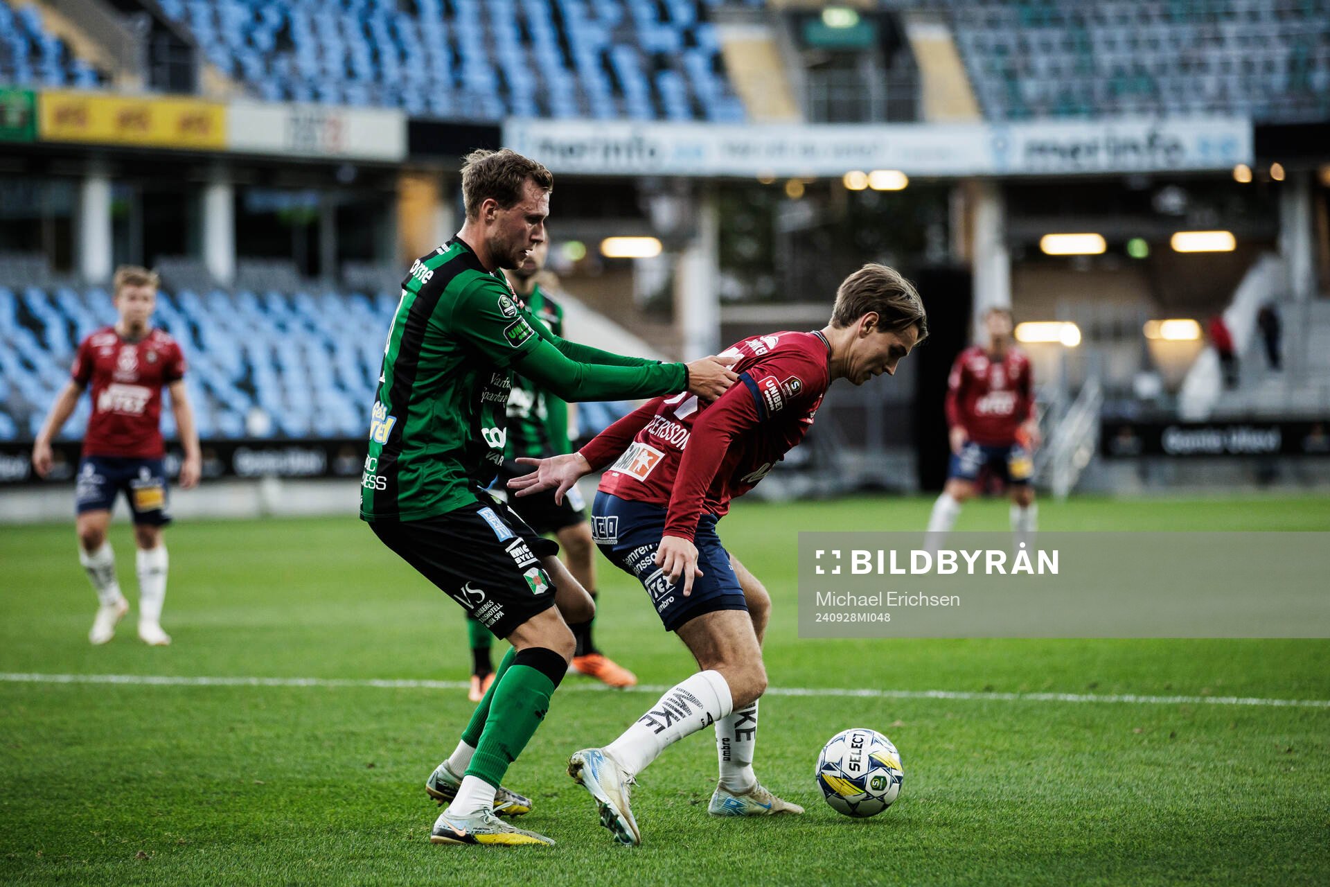 Varbergs Niklas Dahlström och Örgrytes Noah