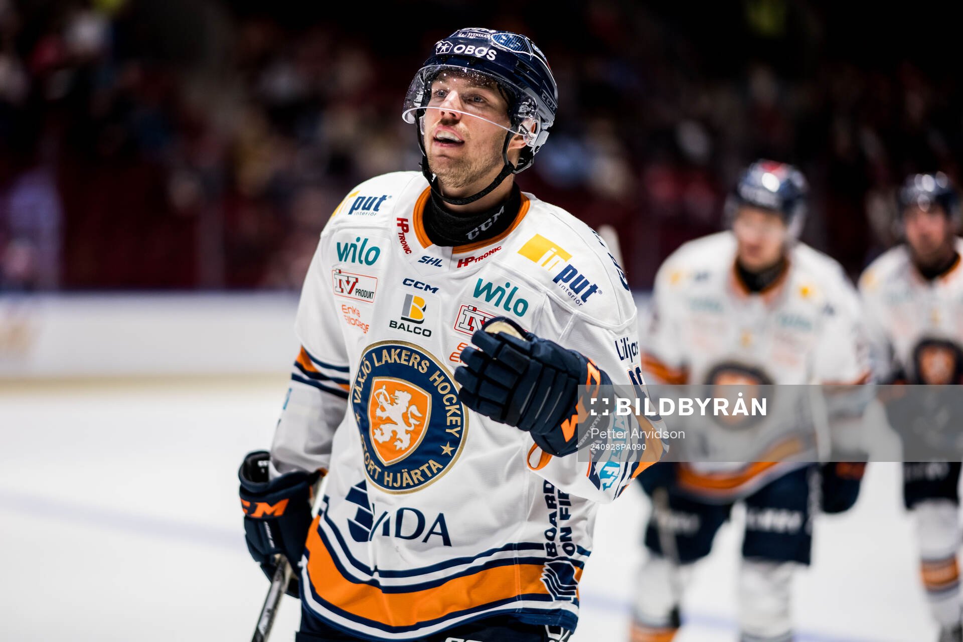 Växjös Manuel Ågren jublar