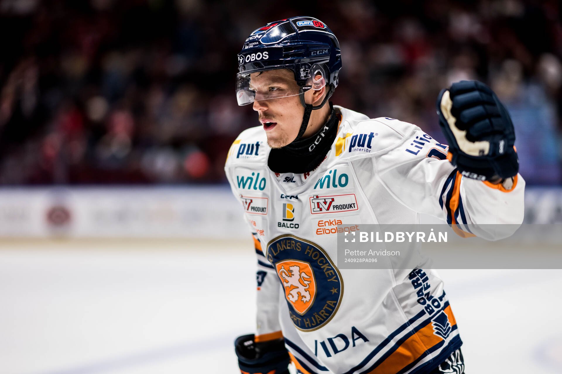 Växjös Otto Koivula jublar