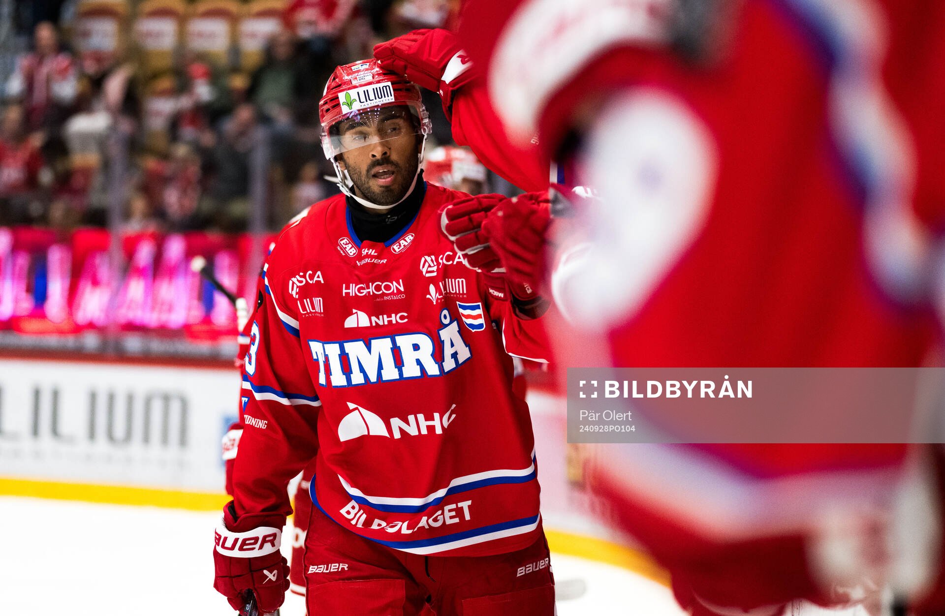 Timrås Jeremy Boyce-Rotevall jublar