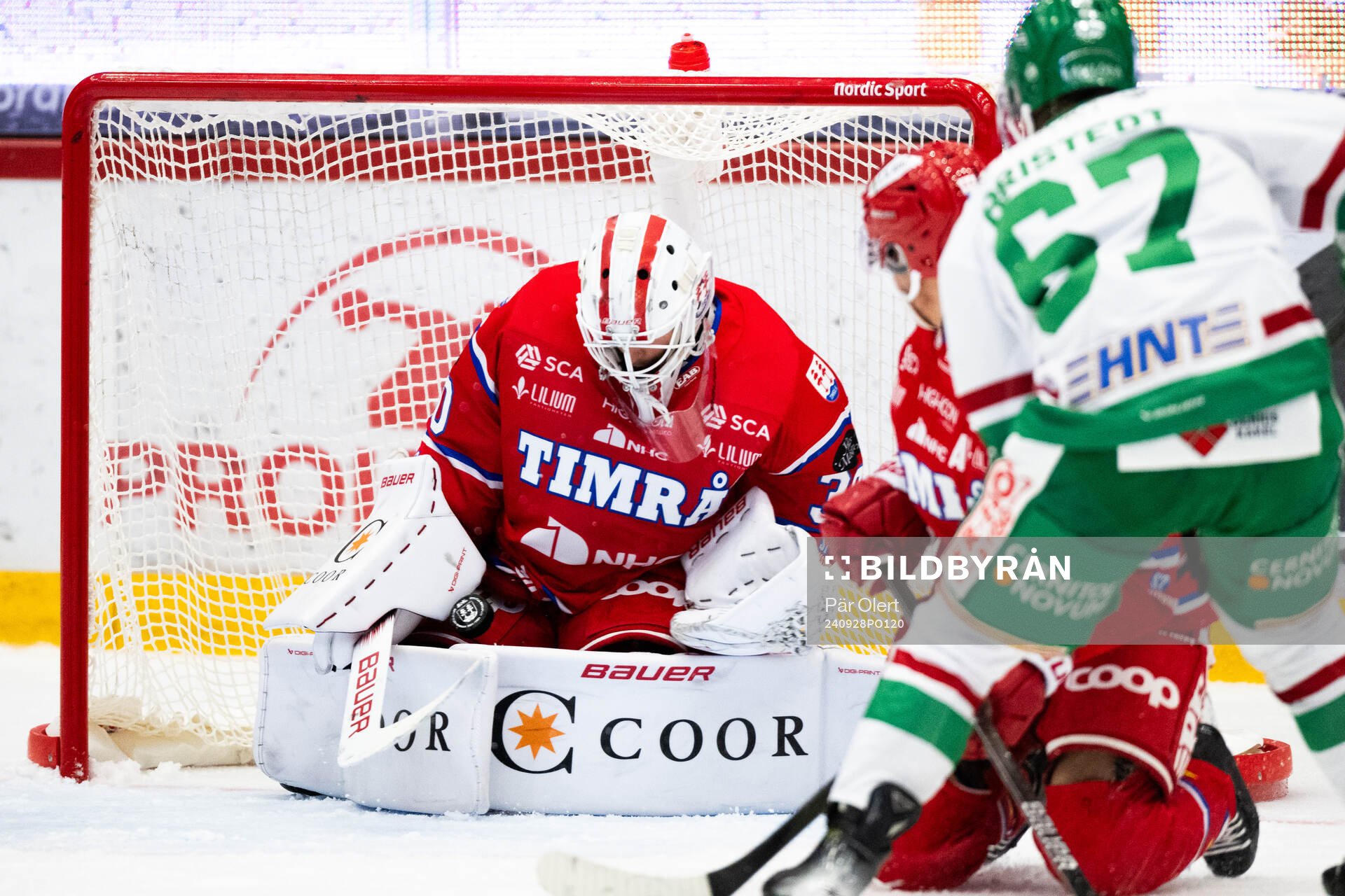 Timrås målvakt Jacob Johansson