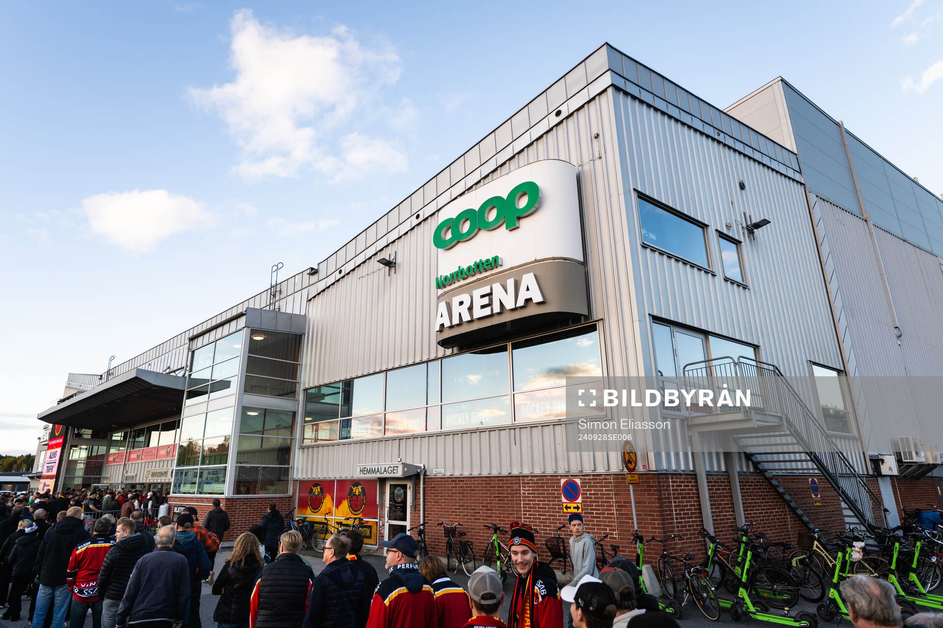 Coop Norrbotten Arena exteriör