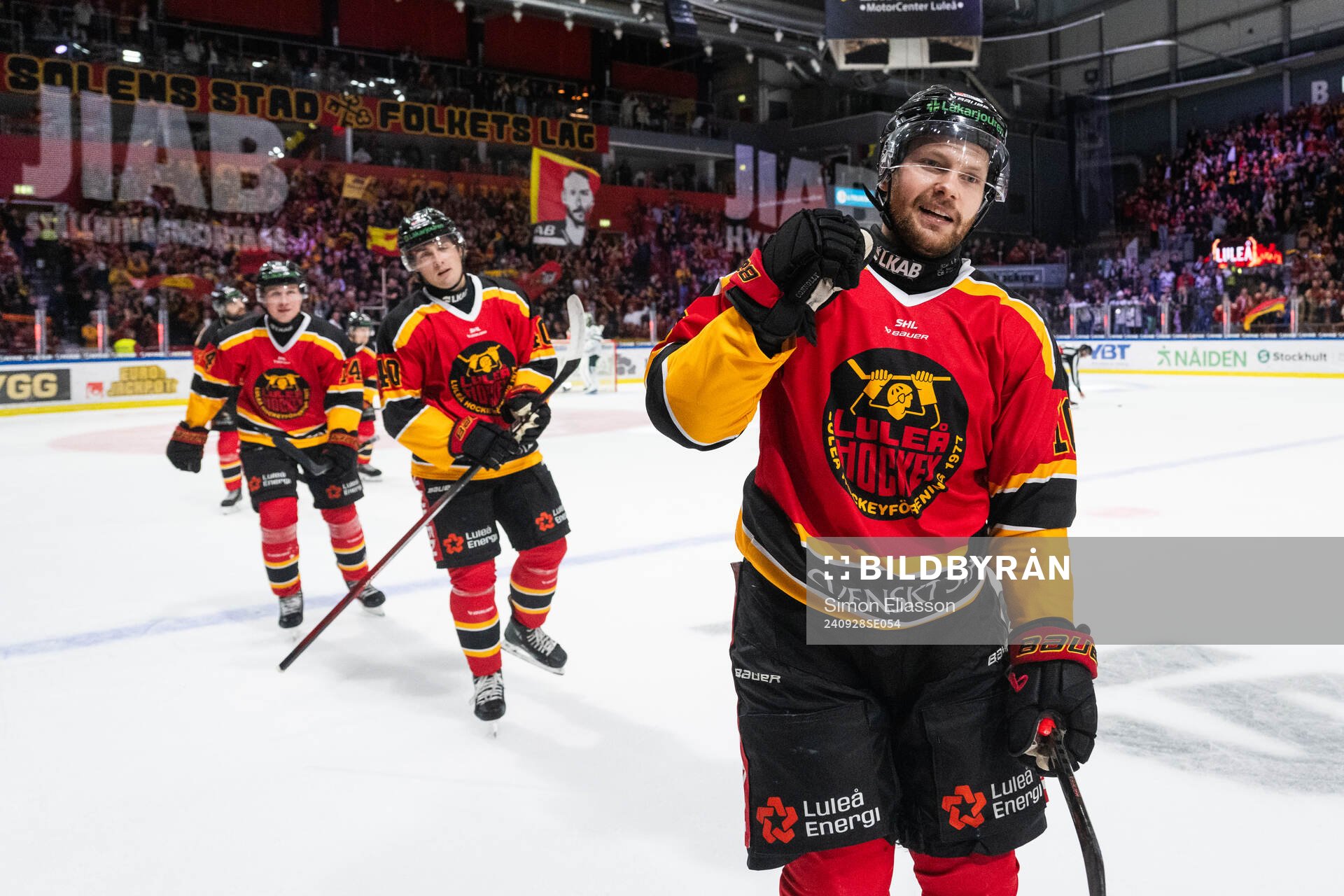 Luleås Einar Emanuelsson jublar