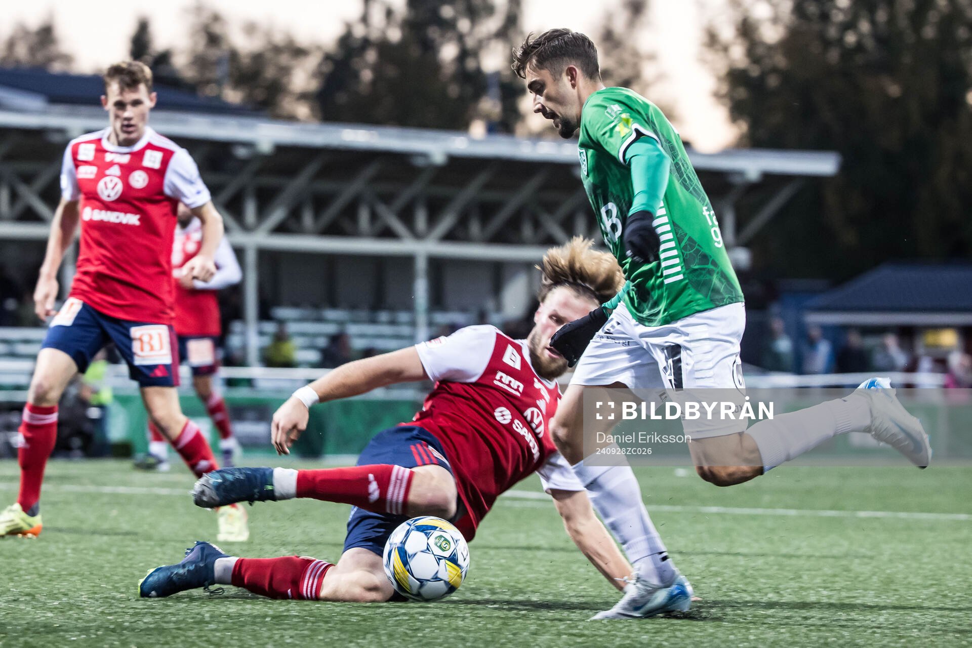 Sandvikens IFs Kasper Harletun och Brages Emil Tot Wikström