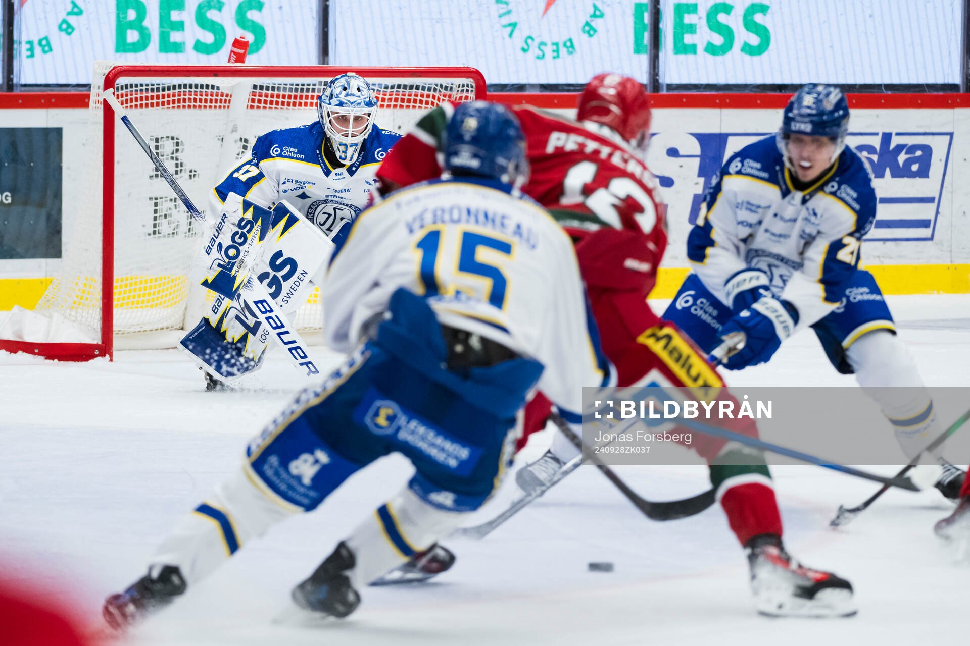 Leksands målvakt Jakob Hellsten