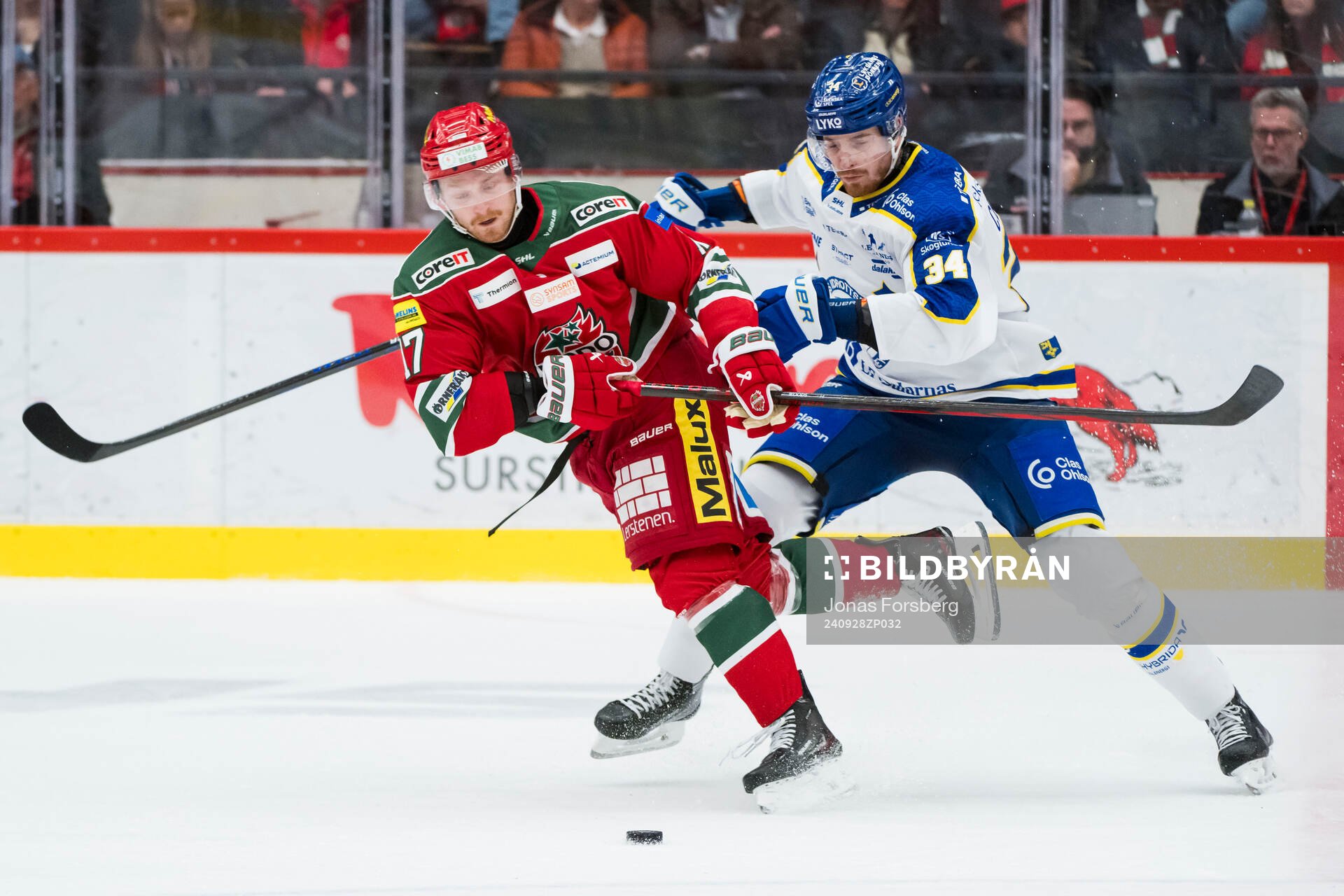 MoDos Riley Woods och Leksands Peter Cehlarik