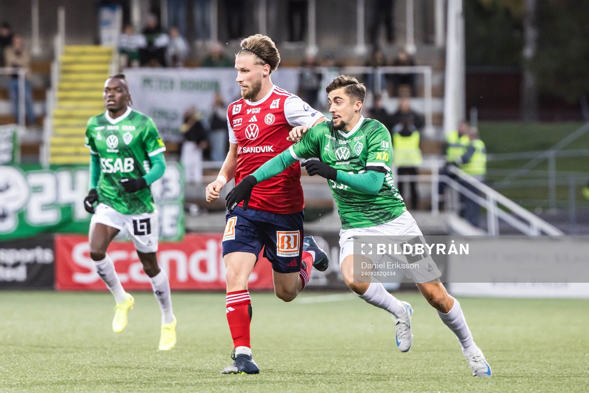 Sandvikens IFs Kasper Harletun och Brages Emil Tot Wikström