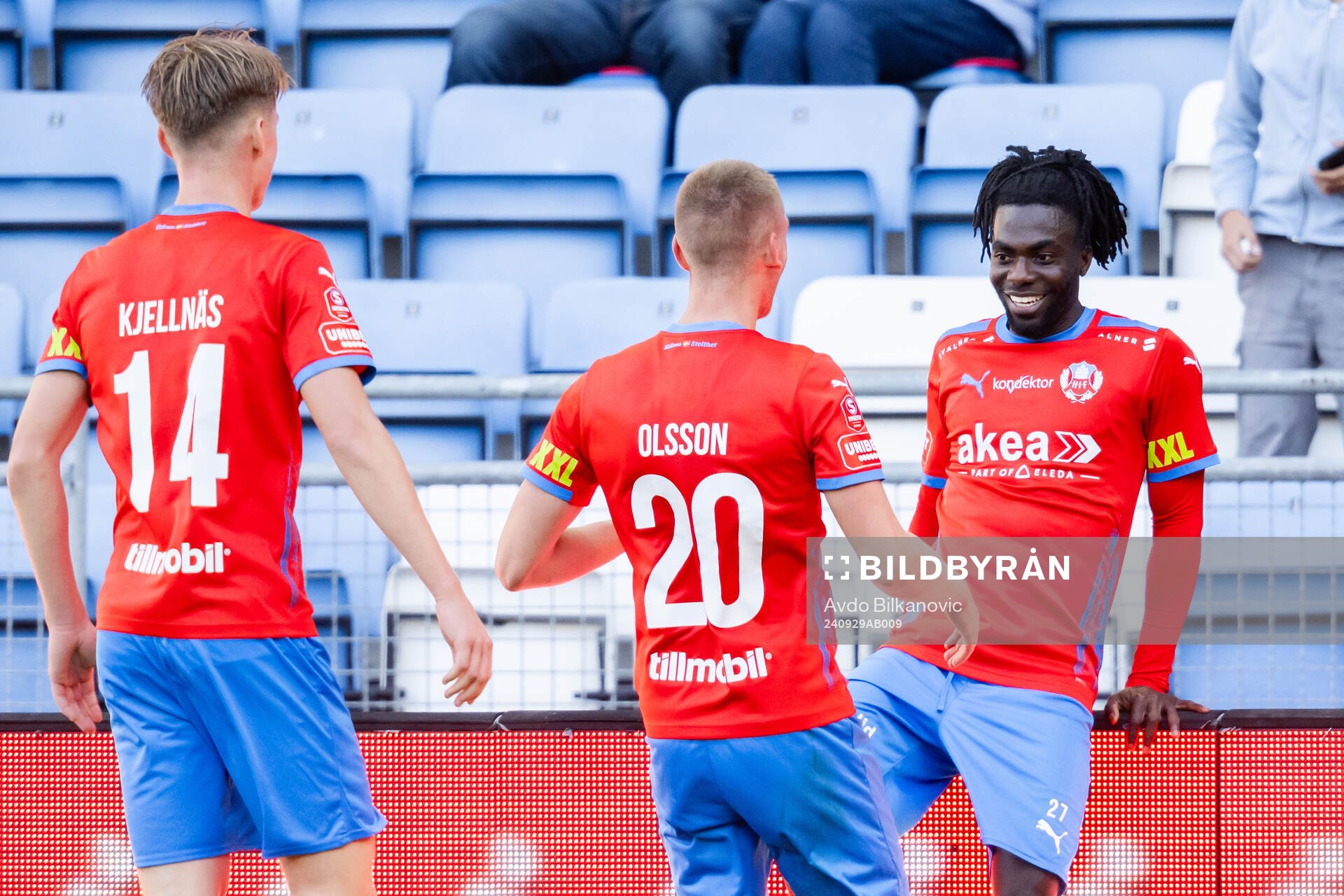 Helsingborgs Benjamin Acquah jublar