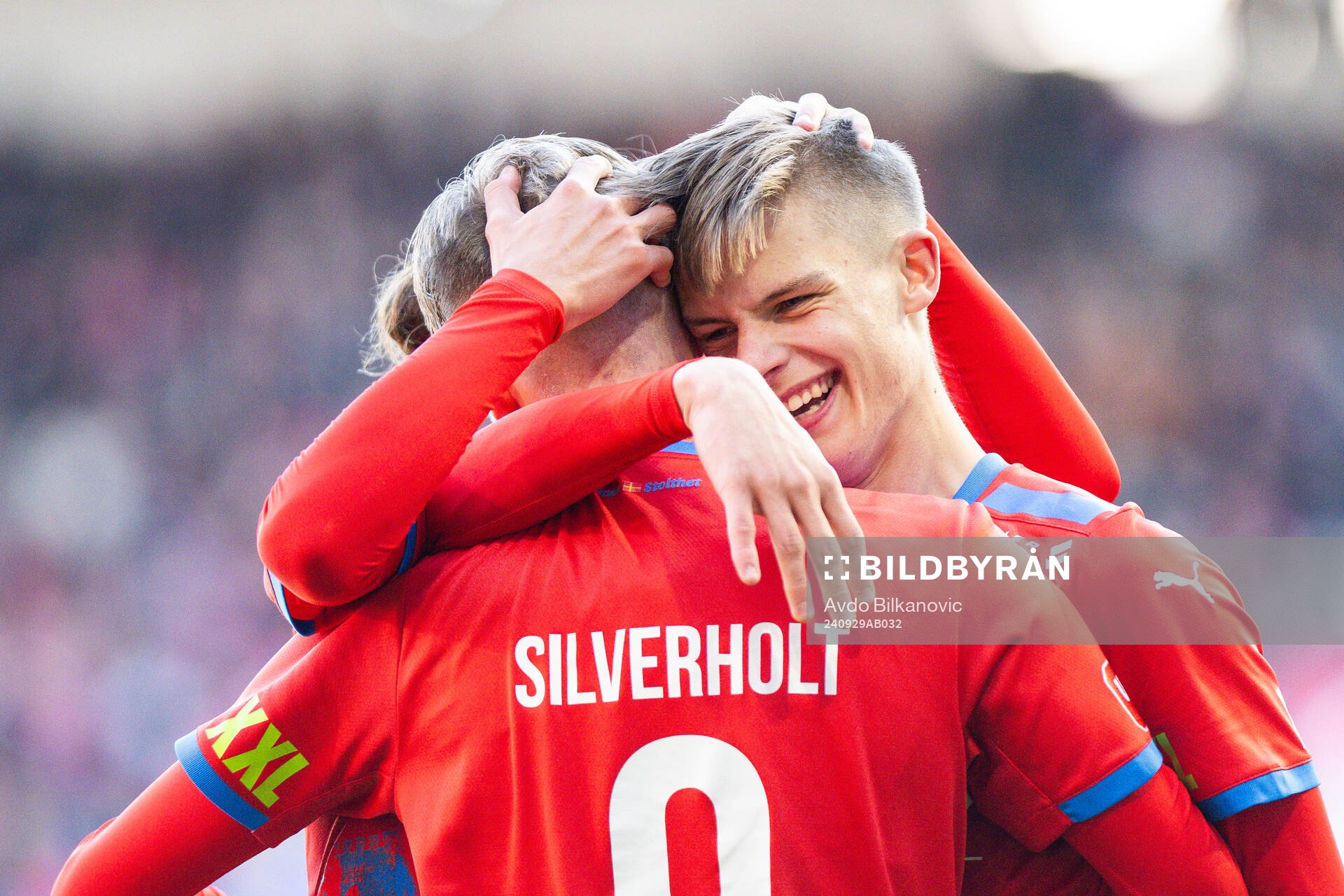 Helsingborgs Adrian Svanbäck, Taylor Silverholt och Ervin