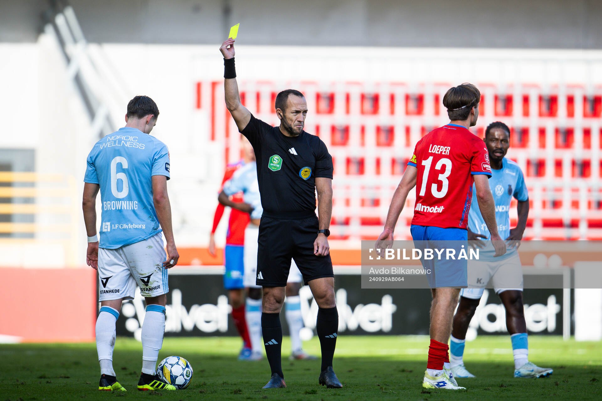 Gefles Lukas Browning Lagerfeldt får varning av domare