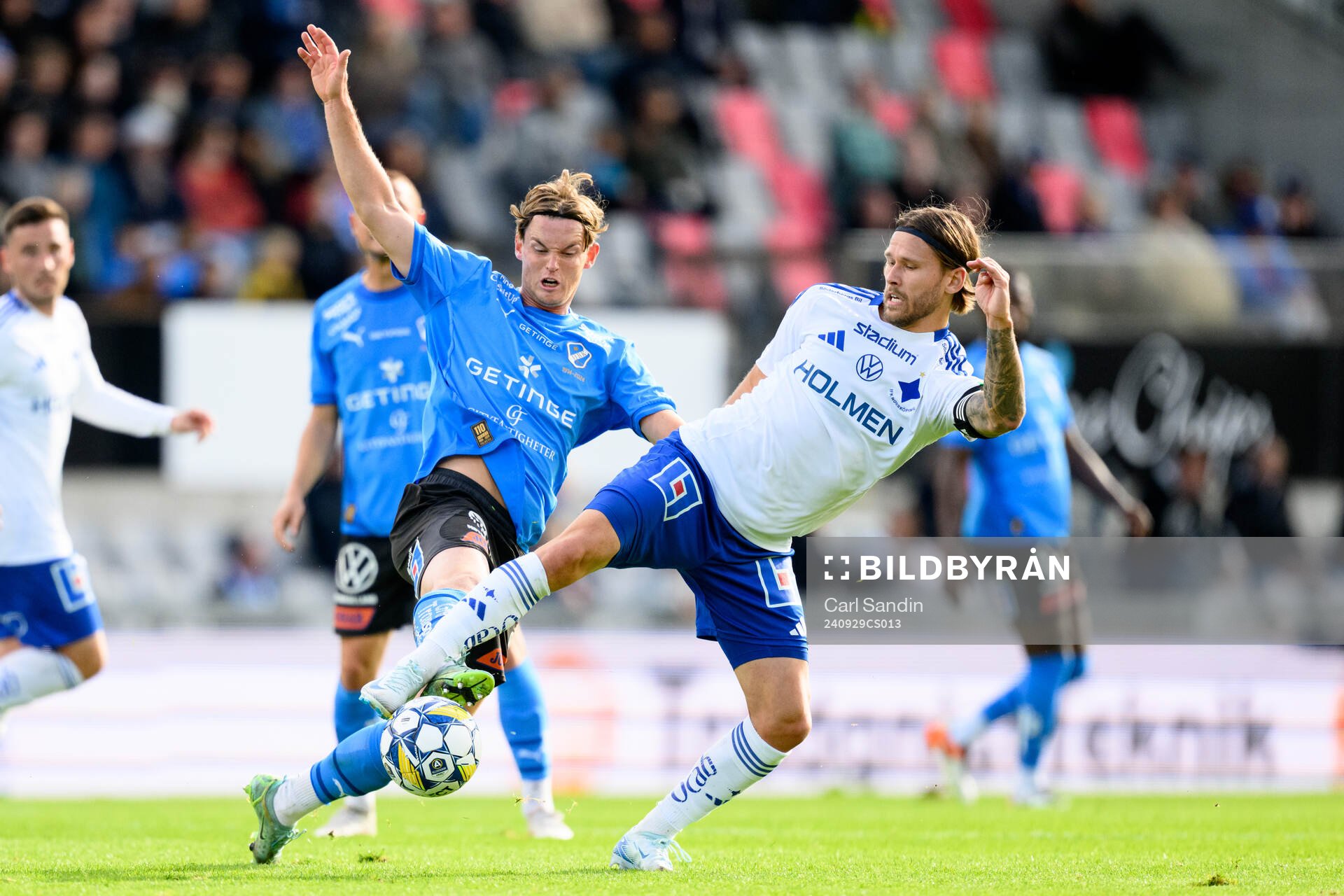 Halmstads Jonathan Svedberg och IFK Norrköpings Arnor