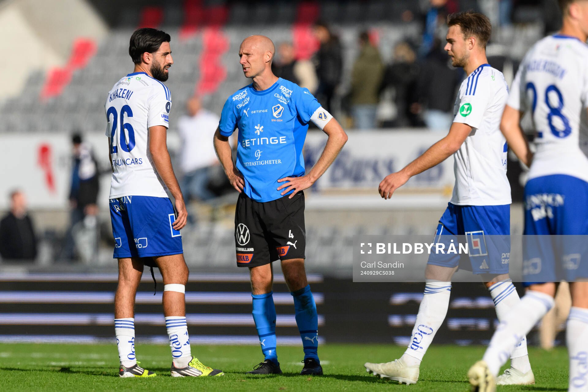 IFK Norrköpings Kristoffer Khazeni och Halmstads Andreas