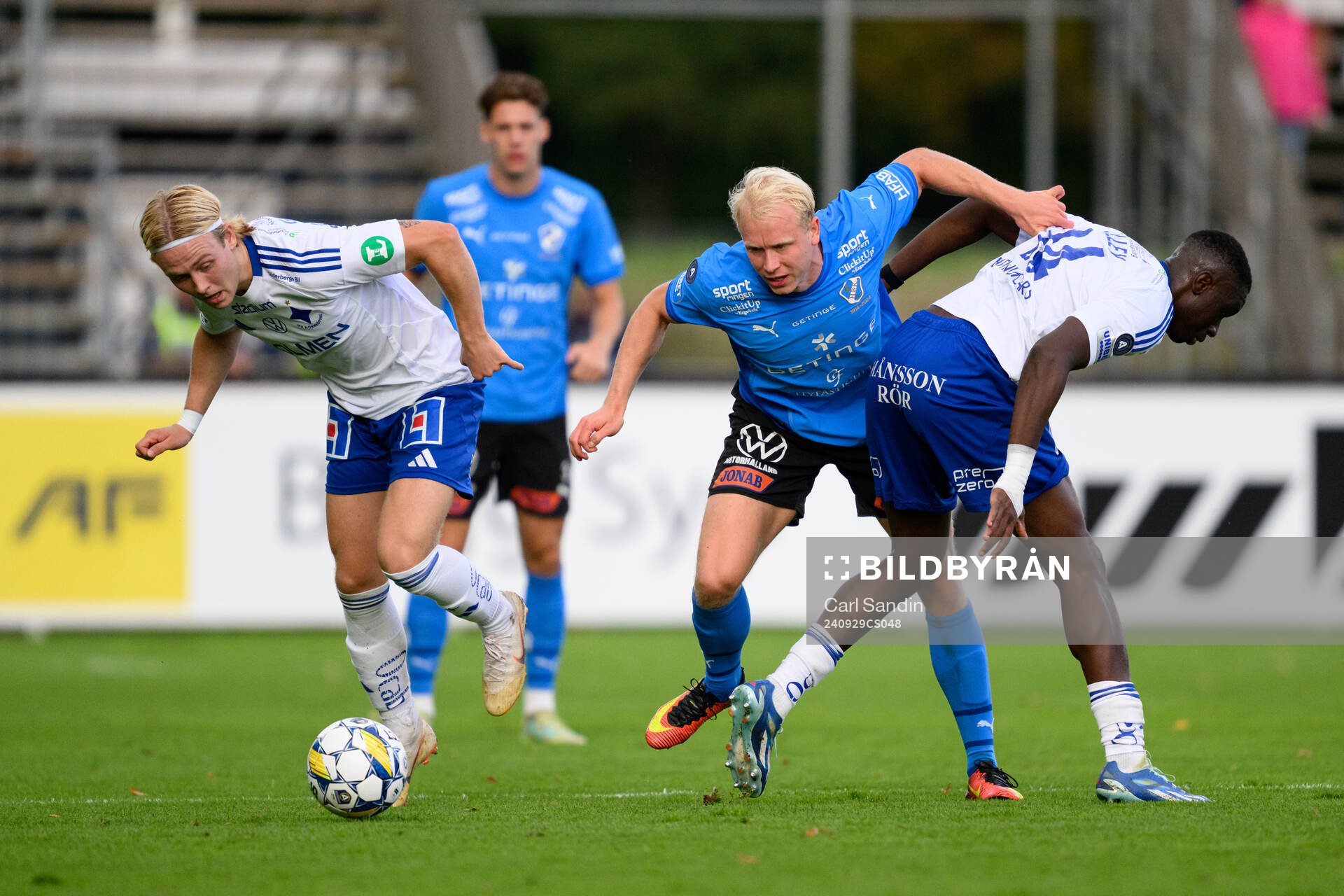 IFK Norrköpings Isak Andri Sigurgeirsson och Yahya Kalley
